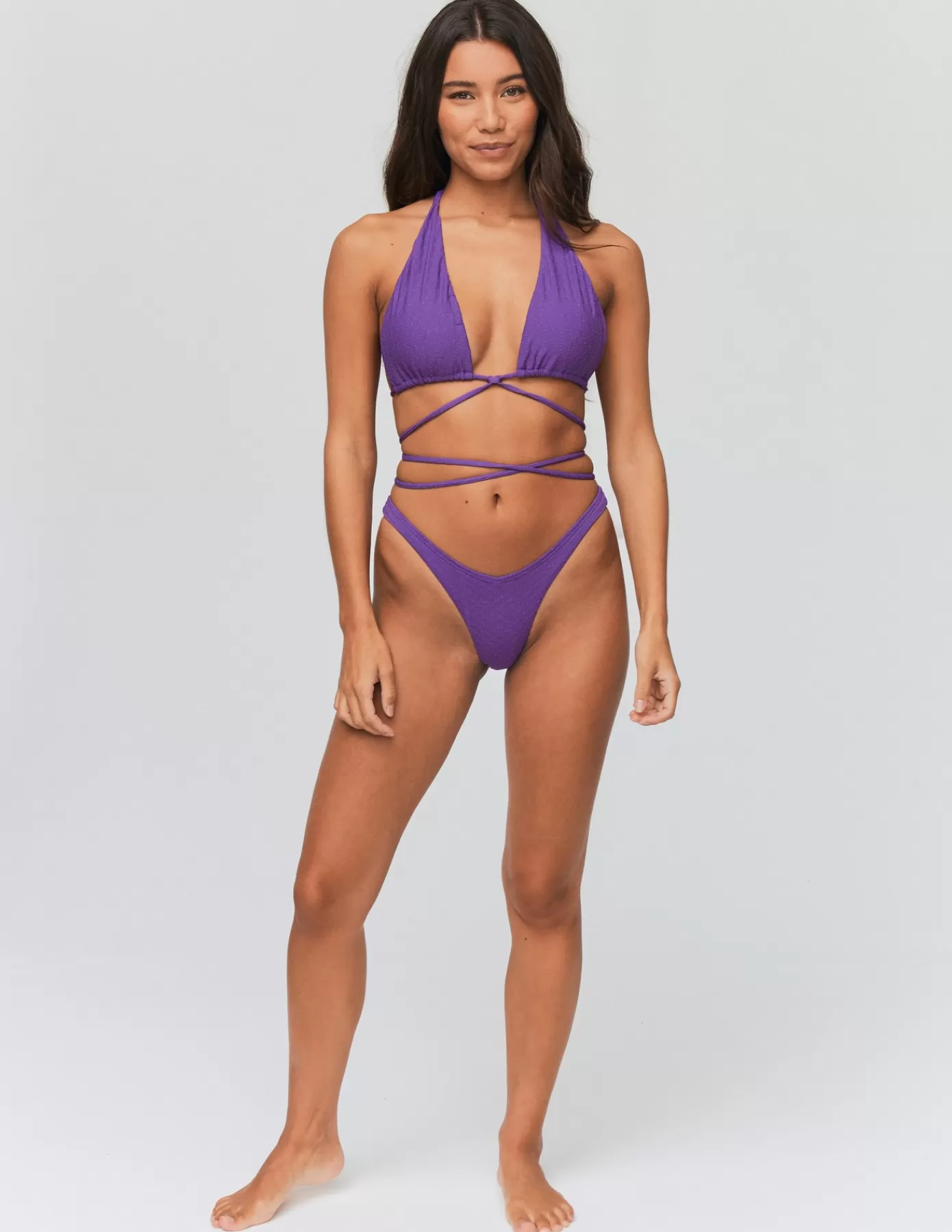 Shop BZB Bas de maillot de bain CHICAGO Violet