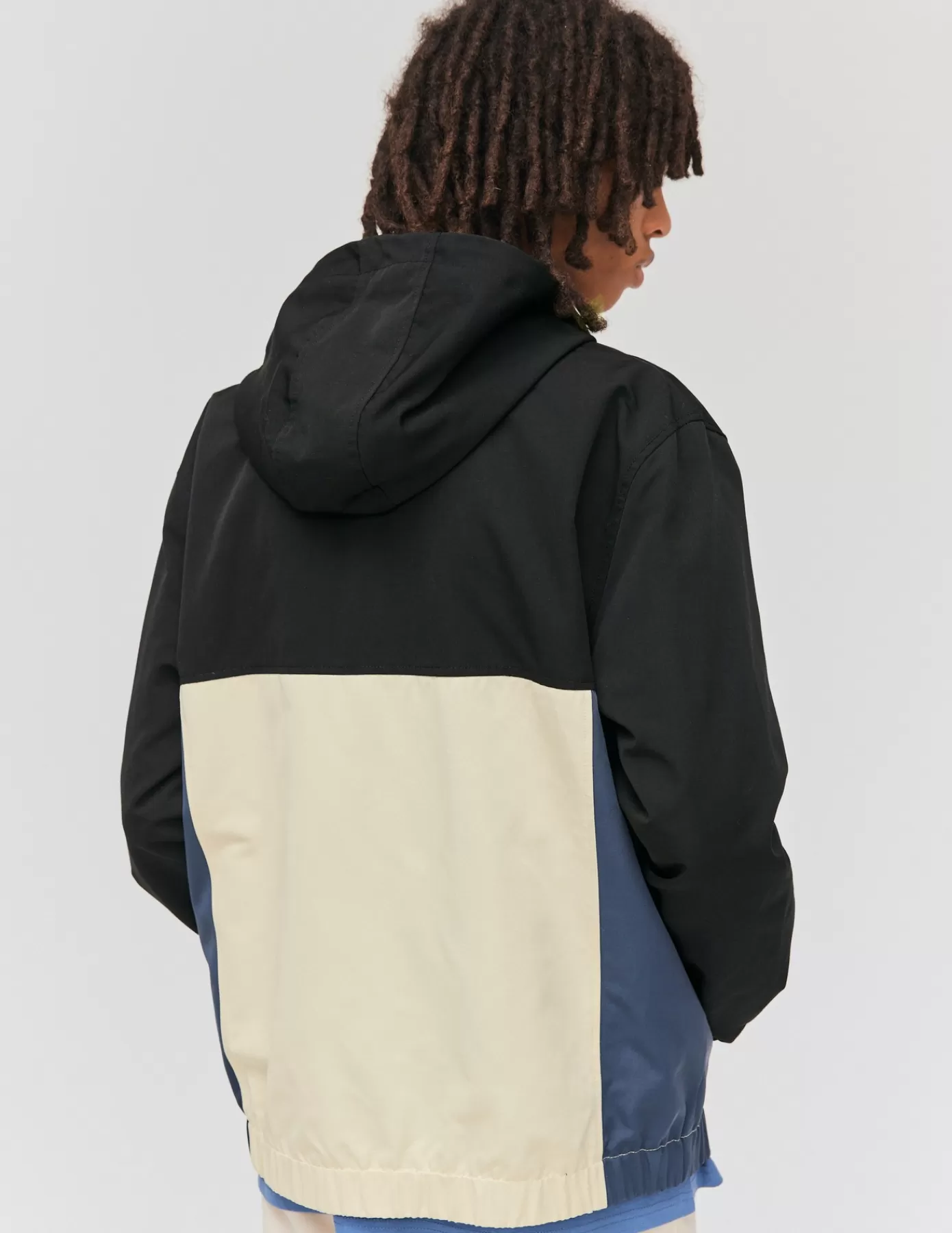 Clearance BZB Blouson à capuche colorblock Noir