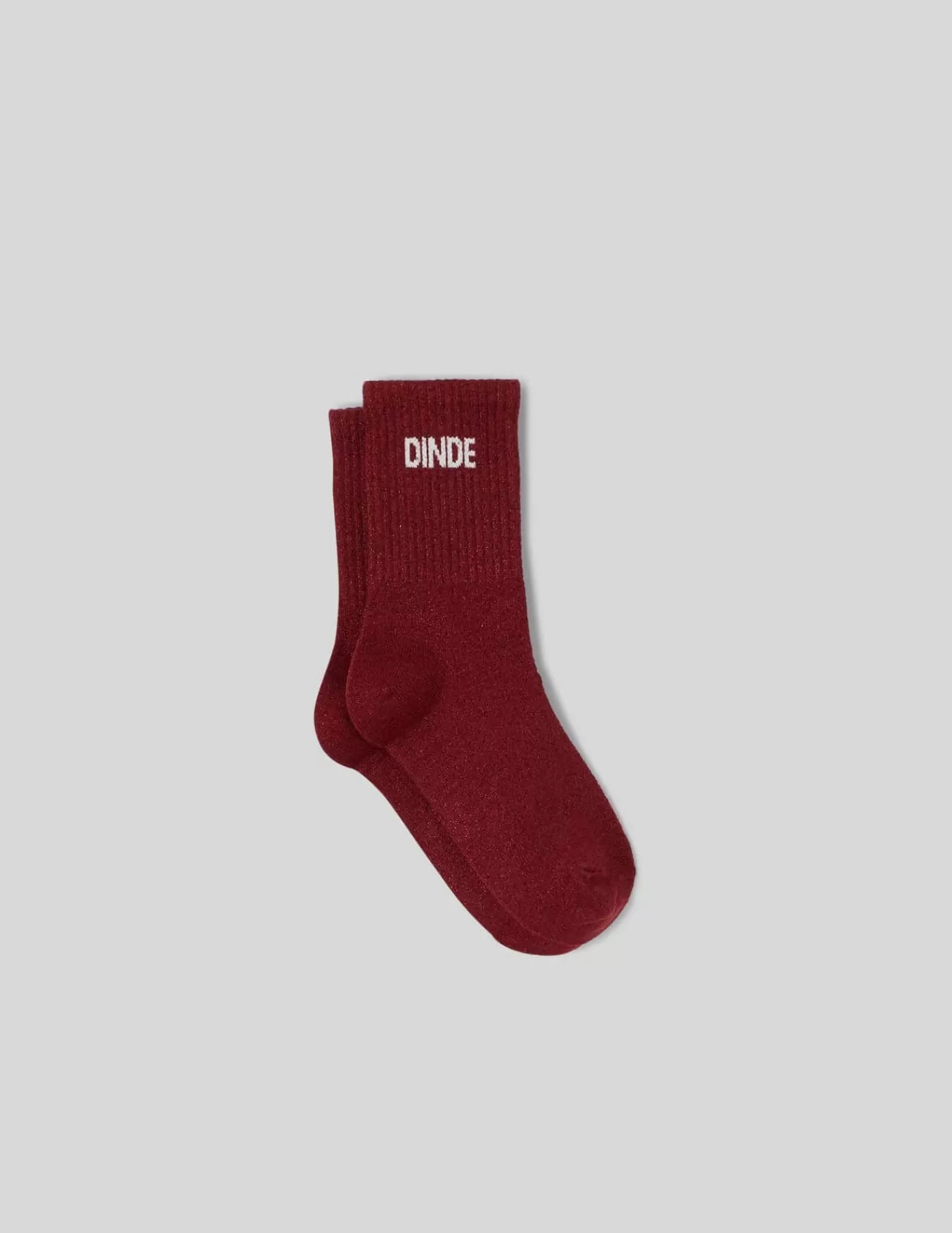 Best BZB Chaussettes unitaires lurex wording Bordeaux