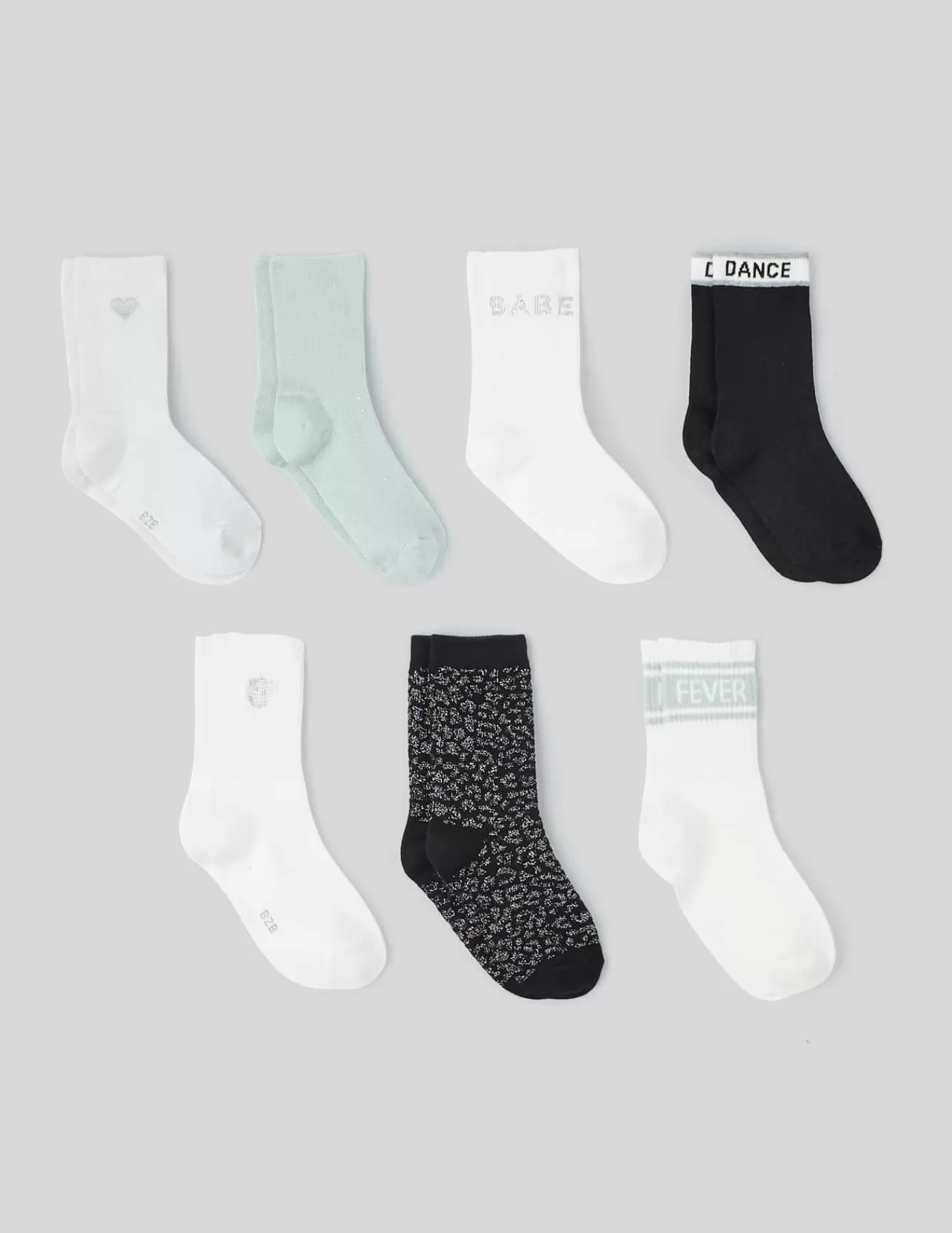 Outlet BZB Coffret de 7 paires de chaussettes Noel Multicolore