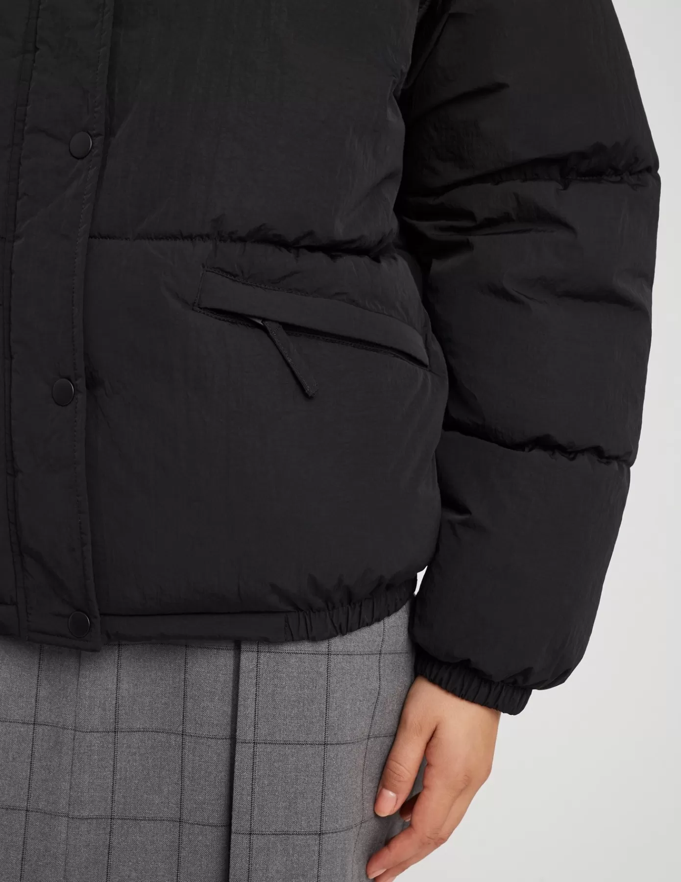 Discount BZB Doudoune oversize à capuche Noir