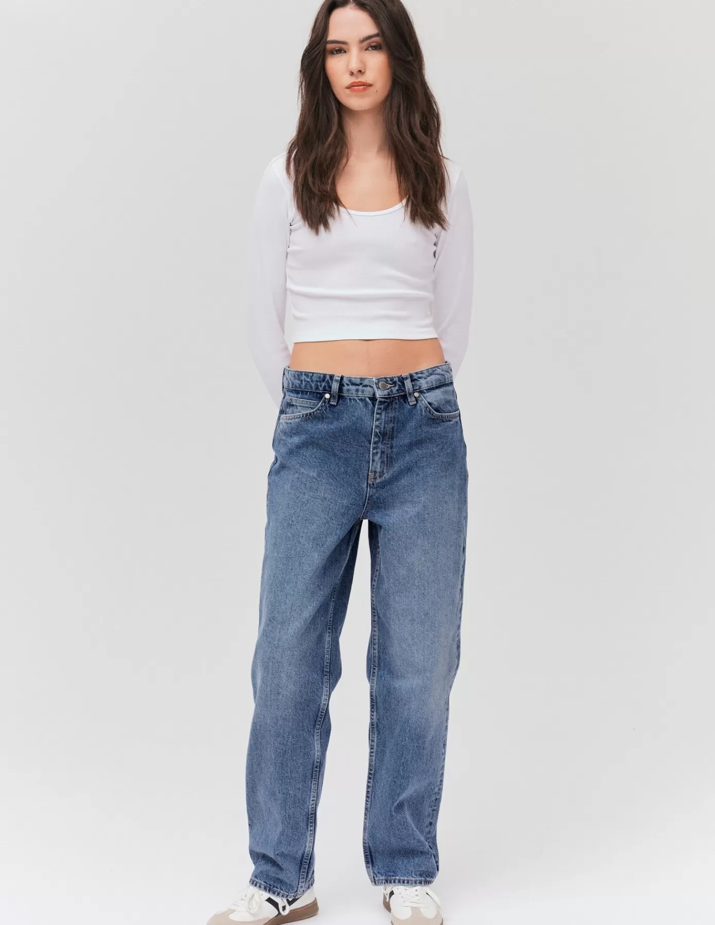 Cheap BZB Jean boyfriend Bleumoyen