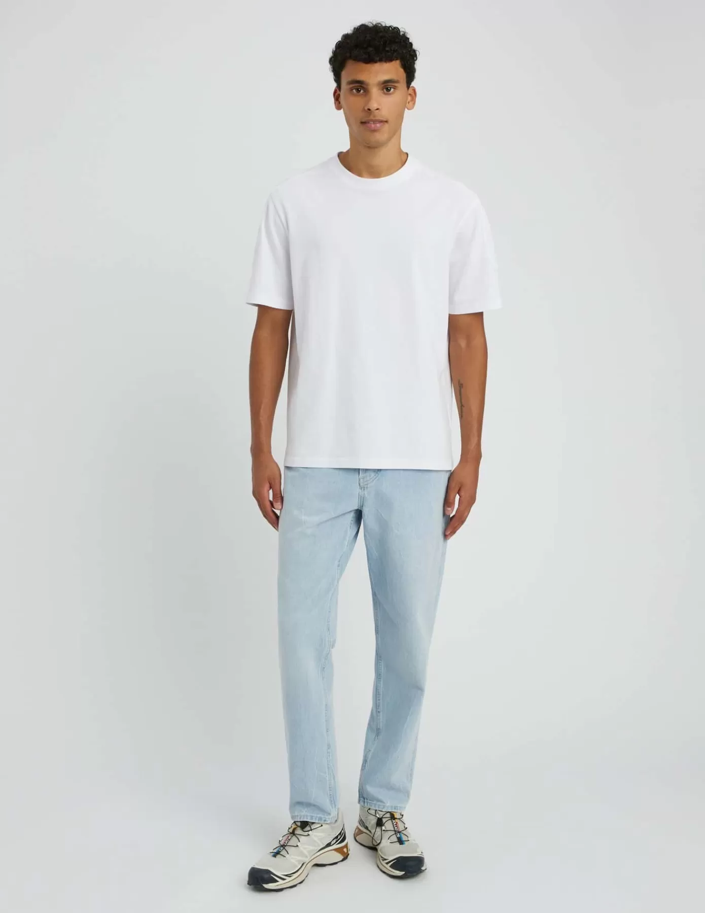 Cheap BZB Jean relaxed bleach BleuJeanBleach