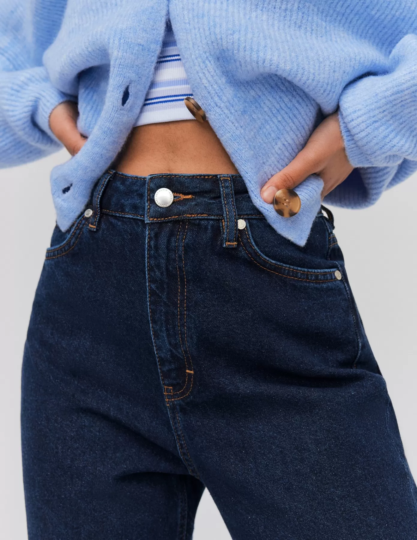 Hot BZB Jean straight Bleumoyen