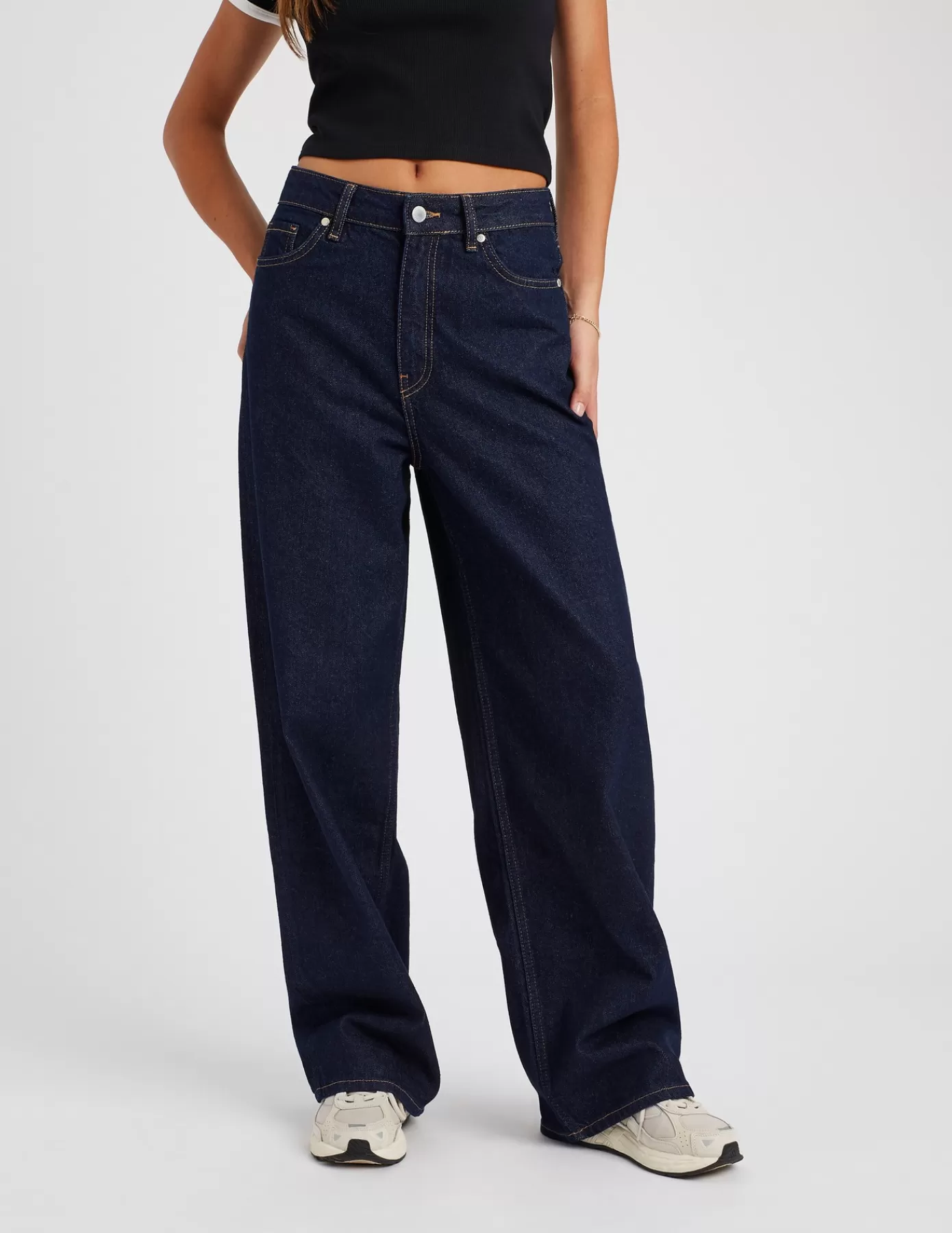 Discount BZB Jean wide leg Bleumoyen