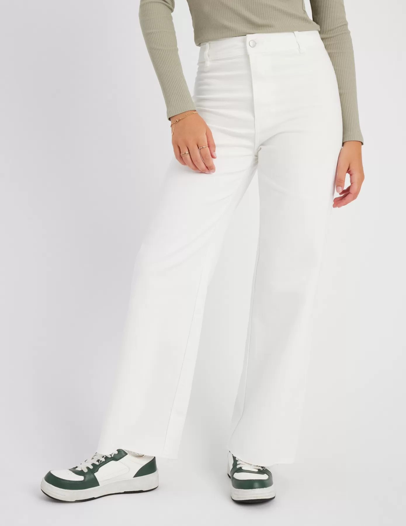 Online BZB Jean wide leg court Blancécru