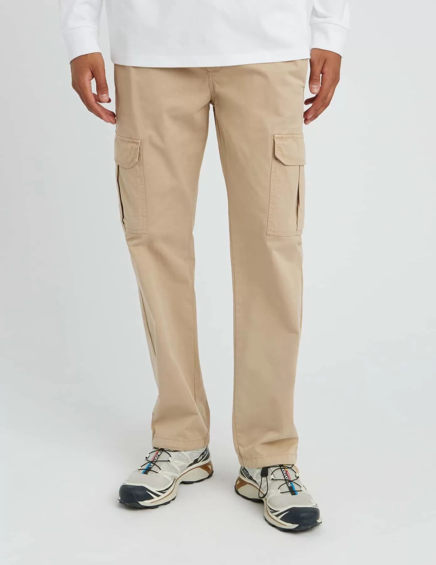 Clearance BZB Jogger cargo bas droit Beige