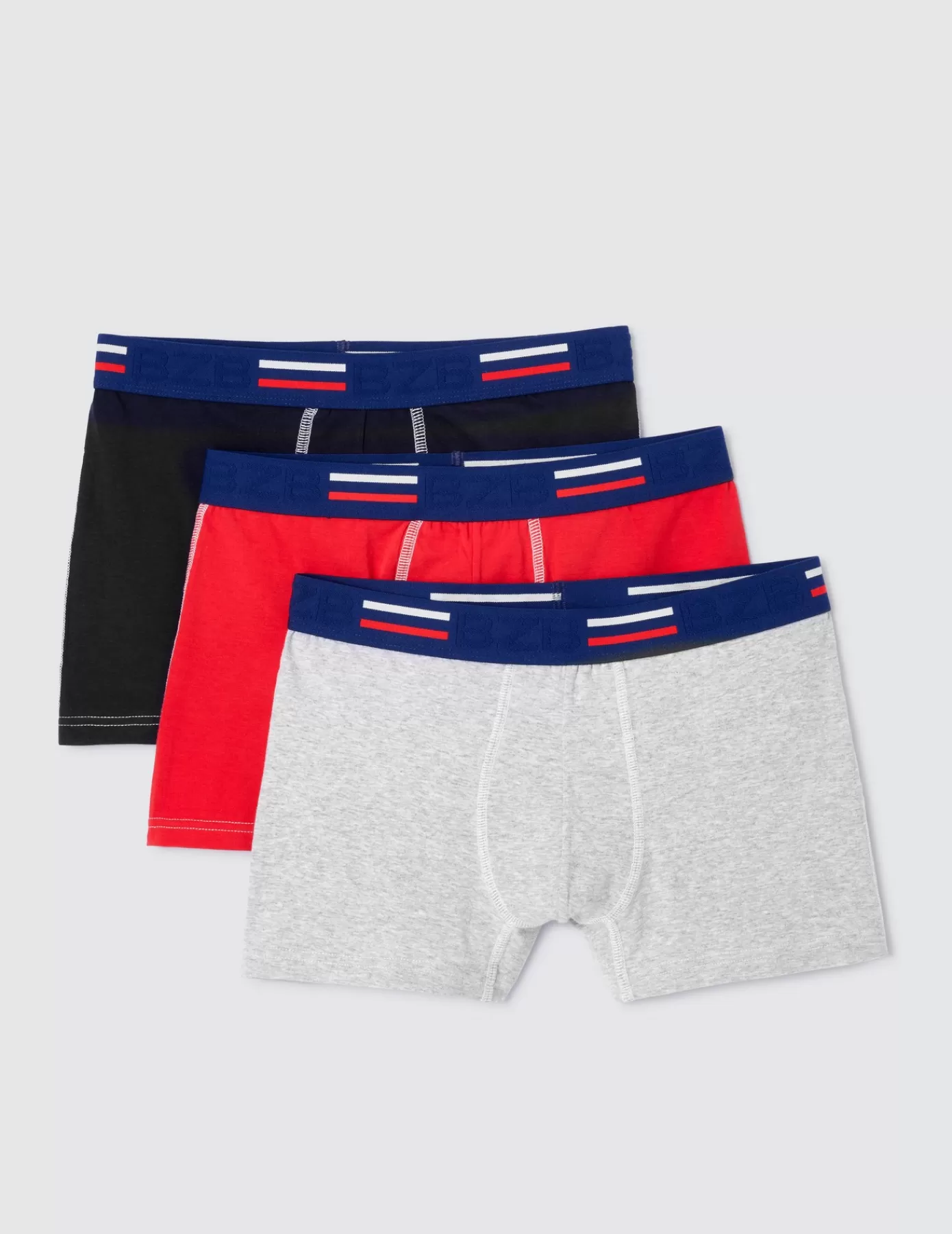 Best Sale BZB Lot de 3 boxers unis Multicolore