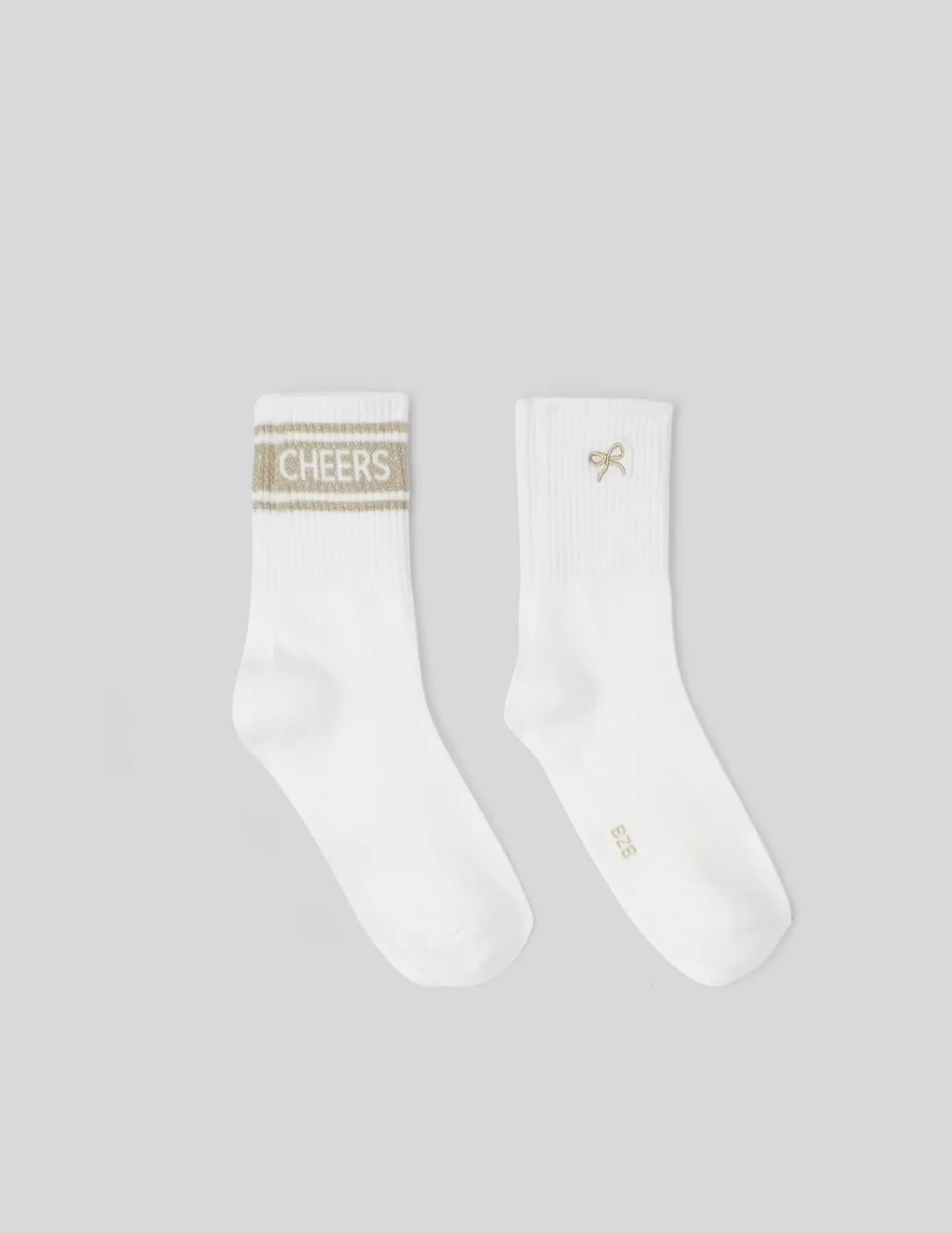 Shop BZB Lot de 2 paires de chaussettes Beige