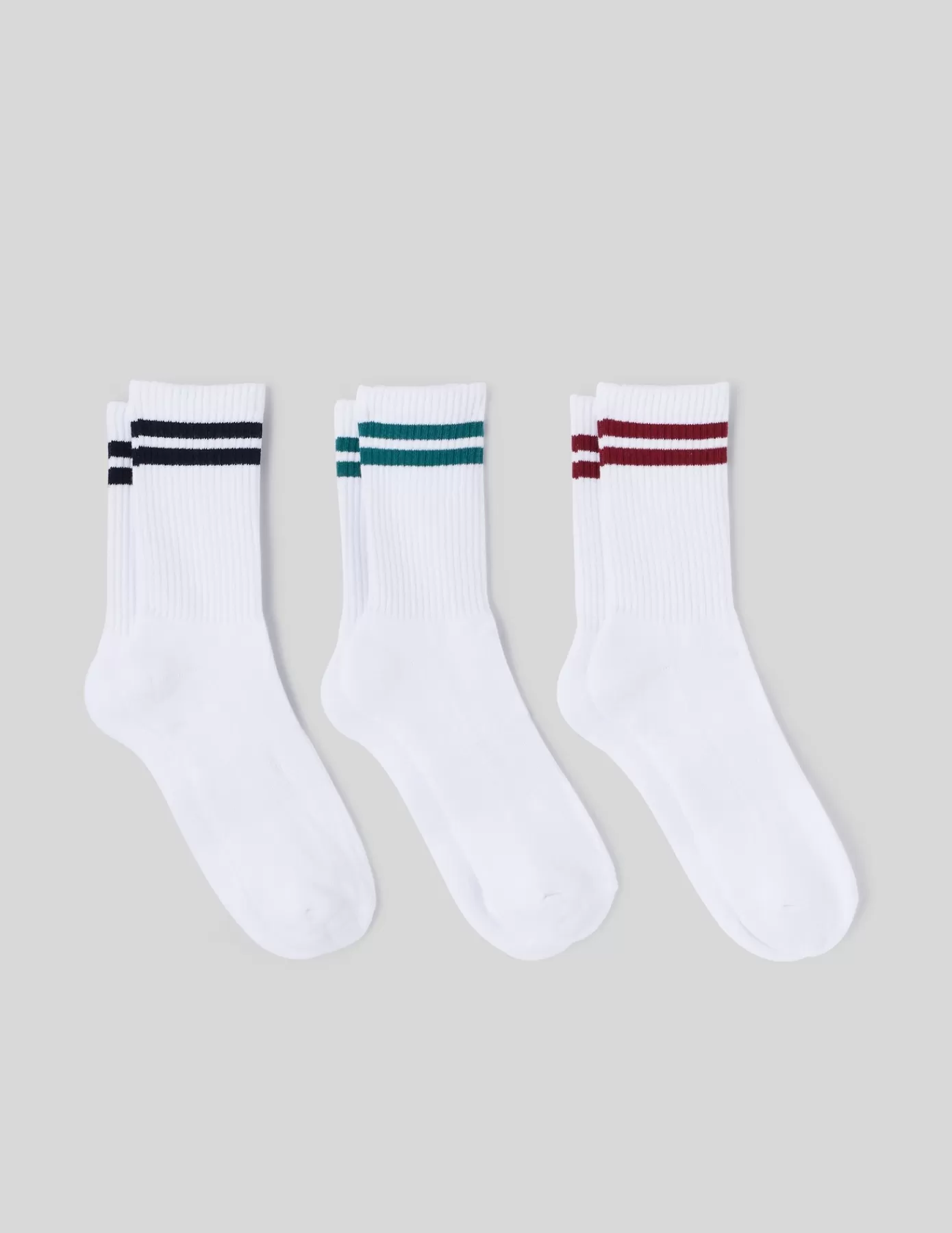 Best BZB Lot de 3 paires de chaussettes sport Vert