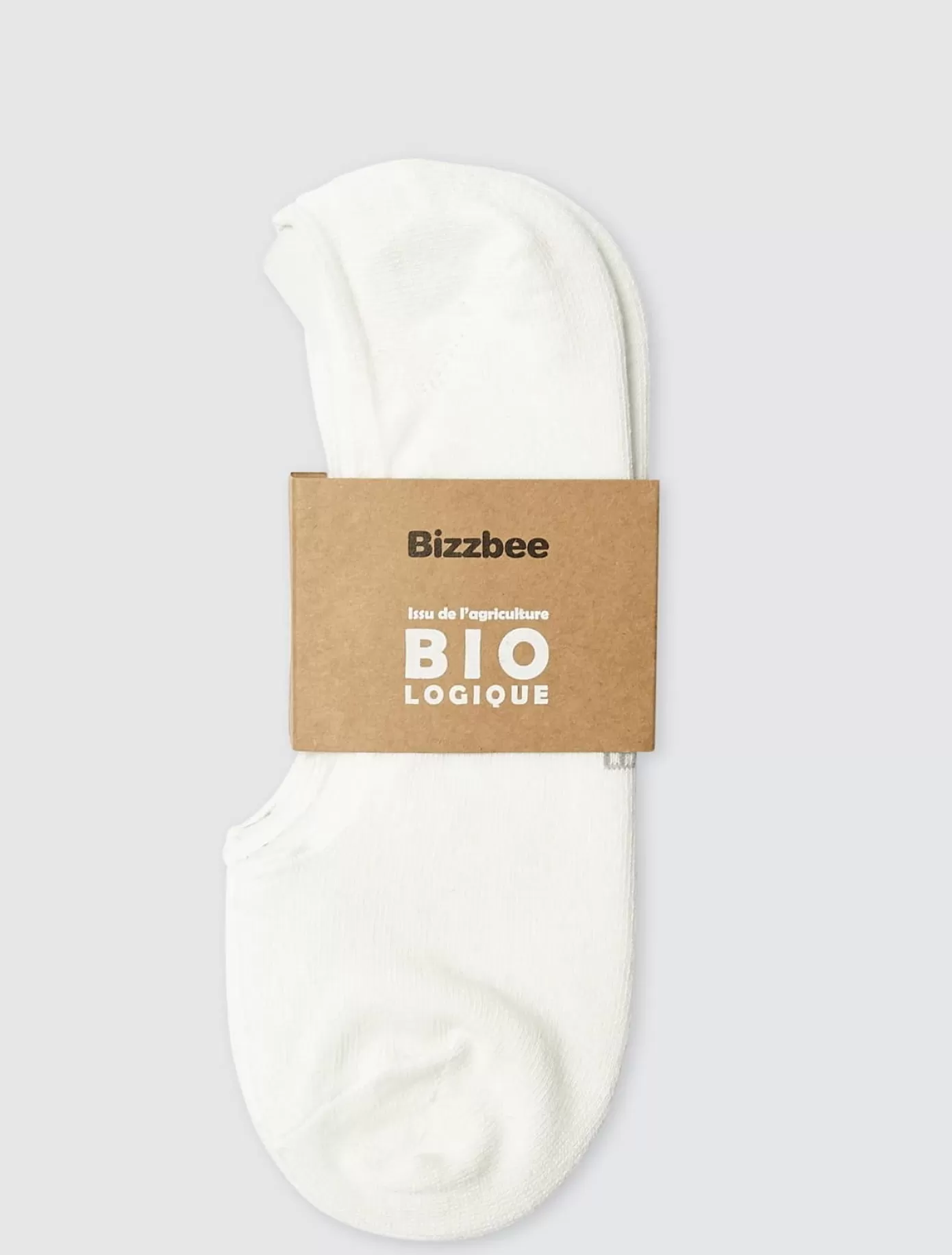 New BZB Lot de 3 paires de socquettes invisibles Blanc