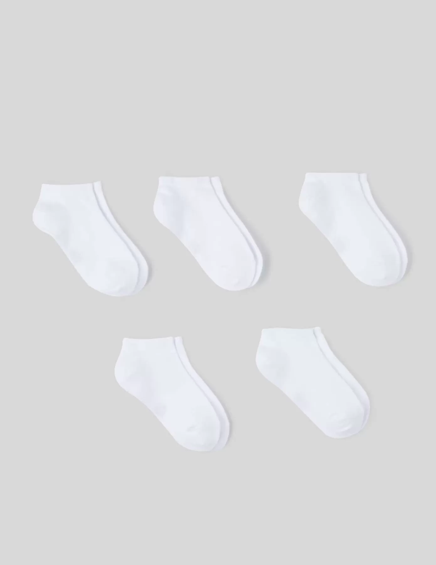 Outlet BZB Lot de 5 paires socquettes basiques Blancécru