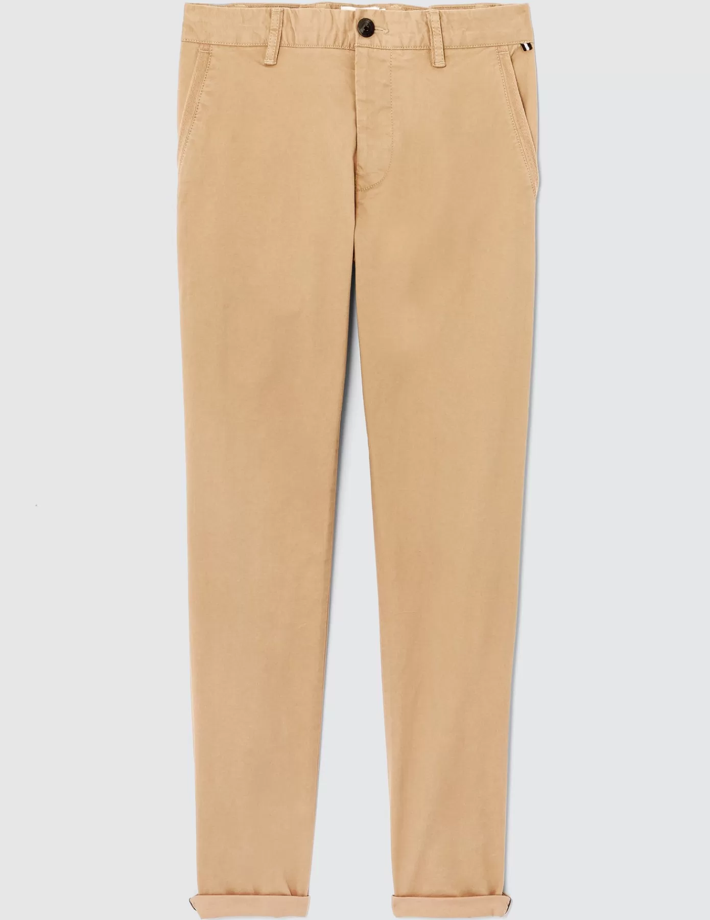 Best BZB Pantalon chino ajusté Beigesable