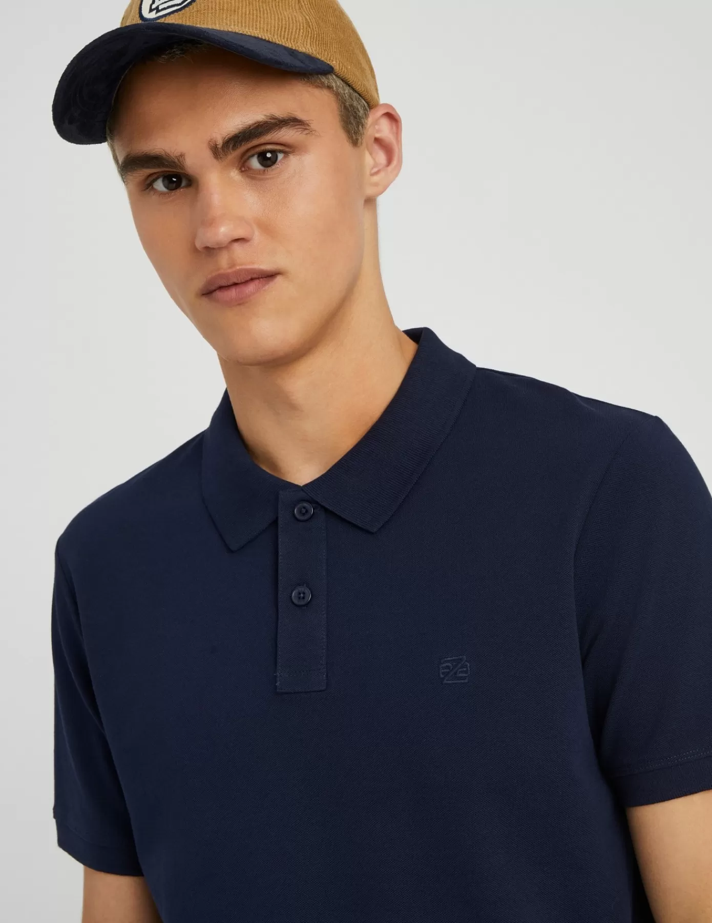 Best BZB Polo uni Bleufoncé