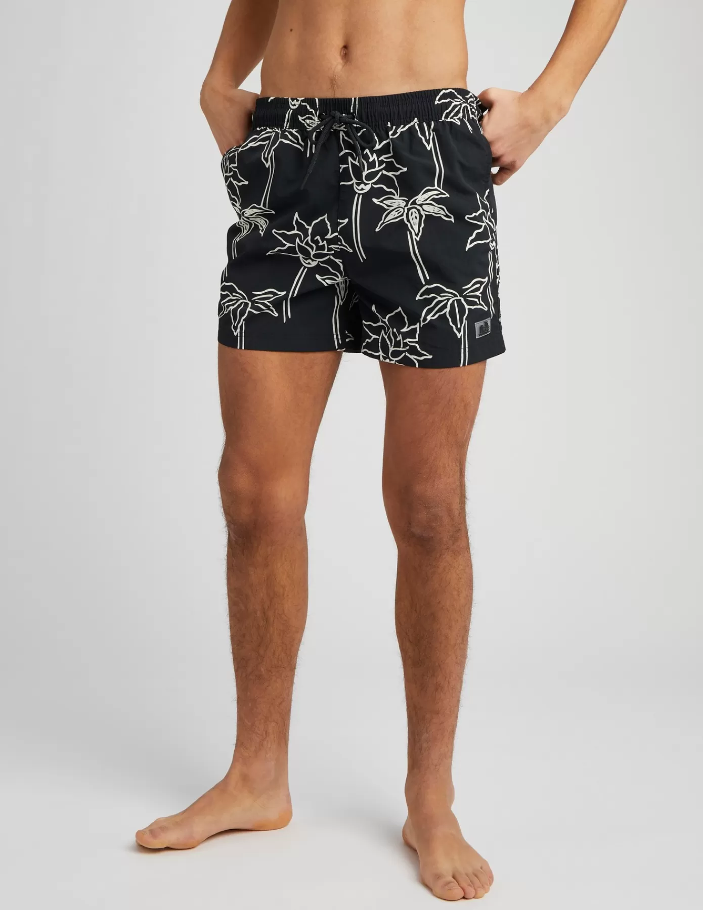 Best Sale BZB Short de bain imprimé Noir