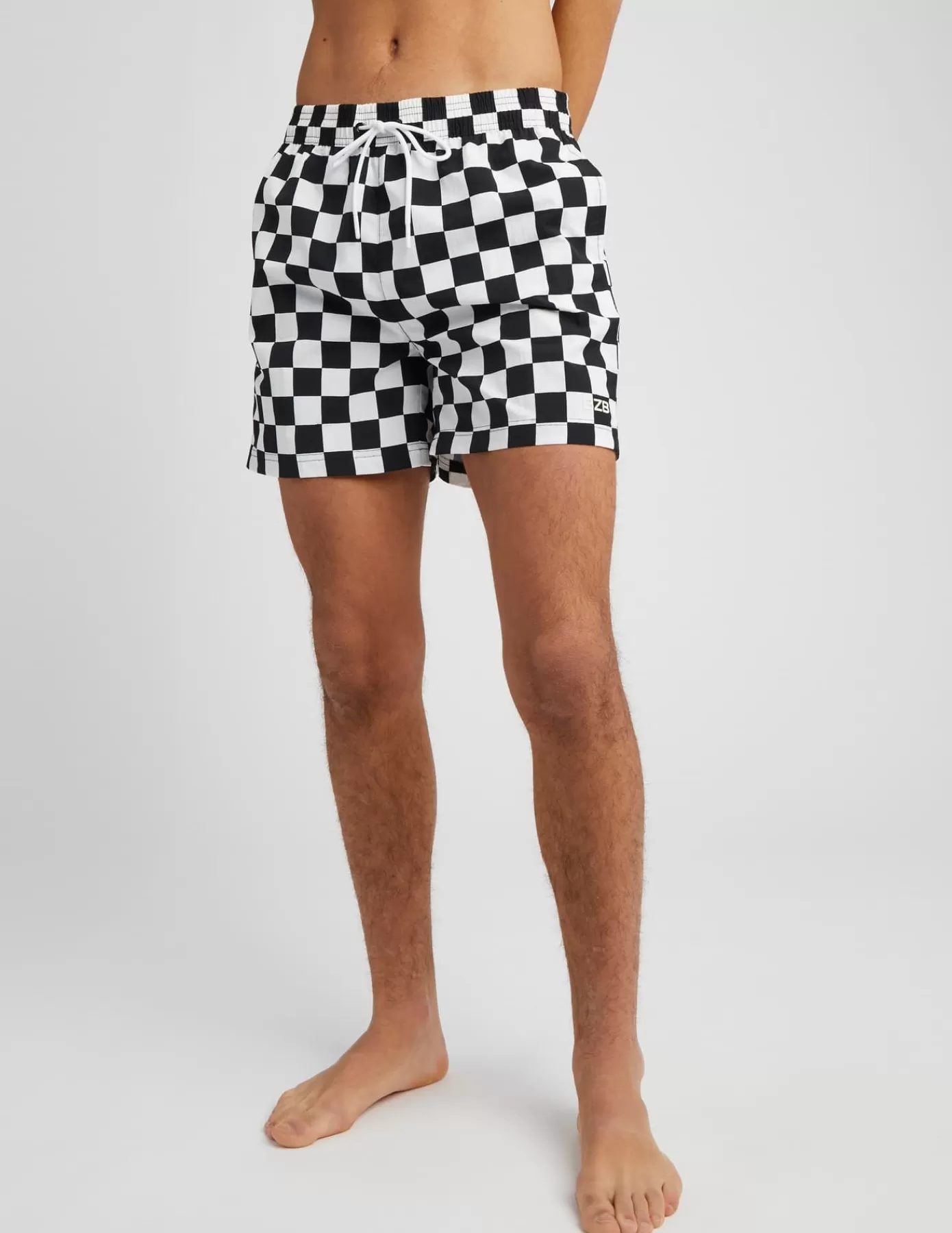 Outlet BZB Short de bain imprimé Noir