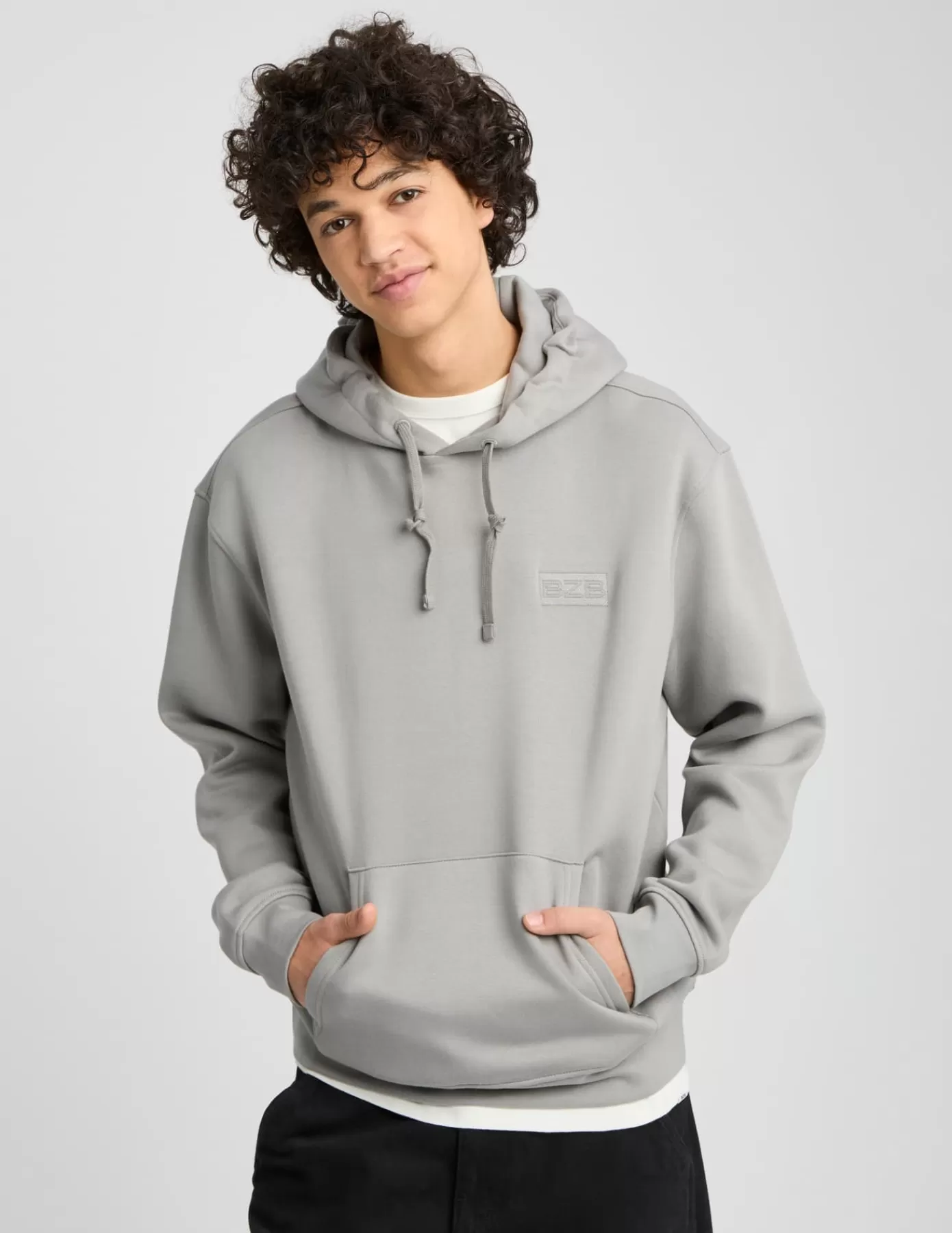 Online BZB Sweat à capuche Gris