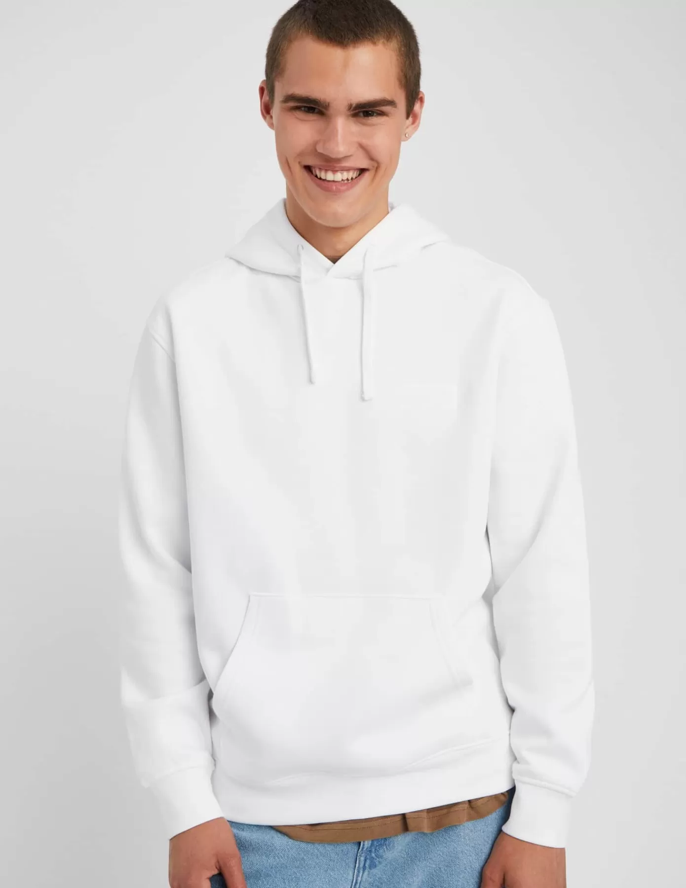 Fashion BZB Sweat à capuche Blanc