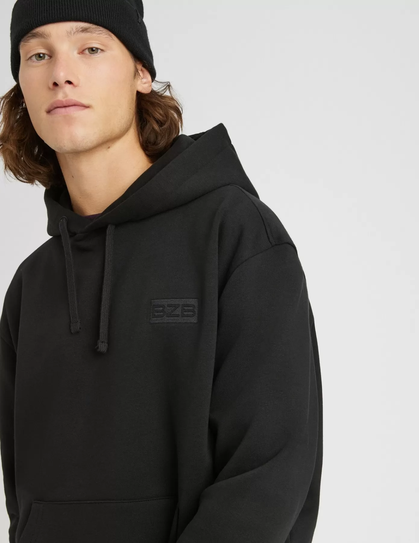 Outlet BZB Sweat à capuche Noir