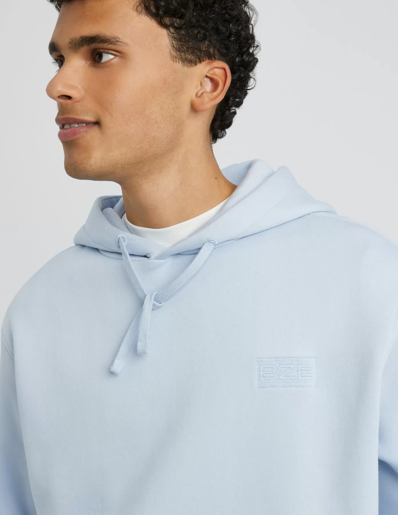 Best Sale BZB Sweat à capuche Bleuclair