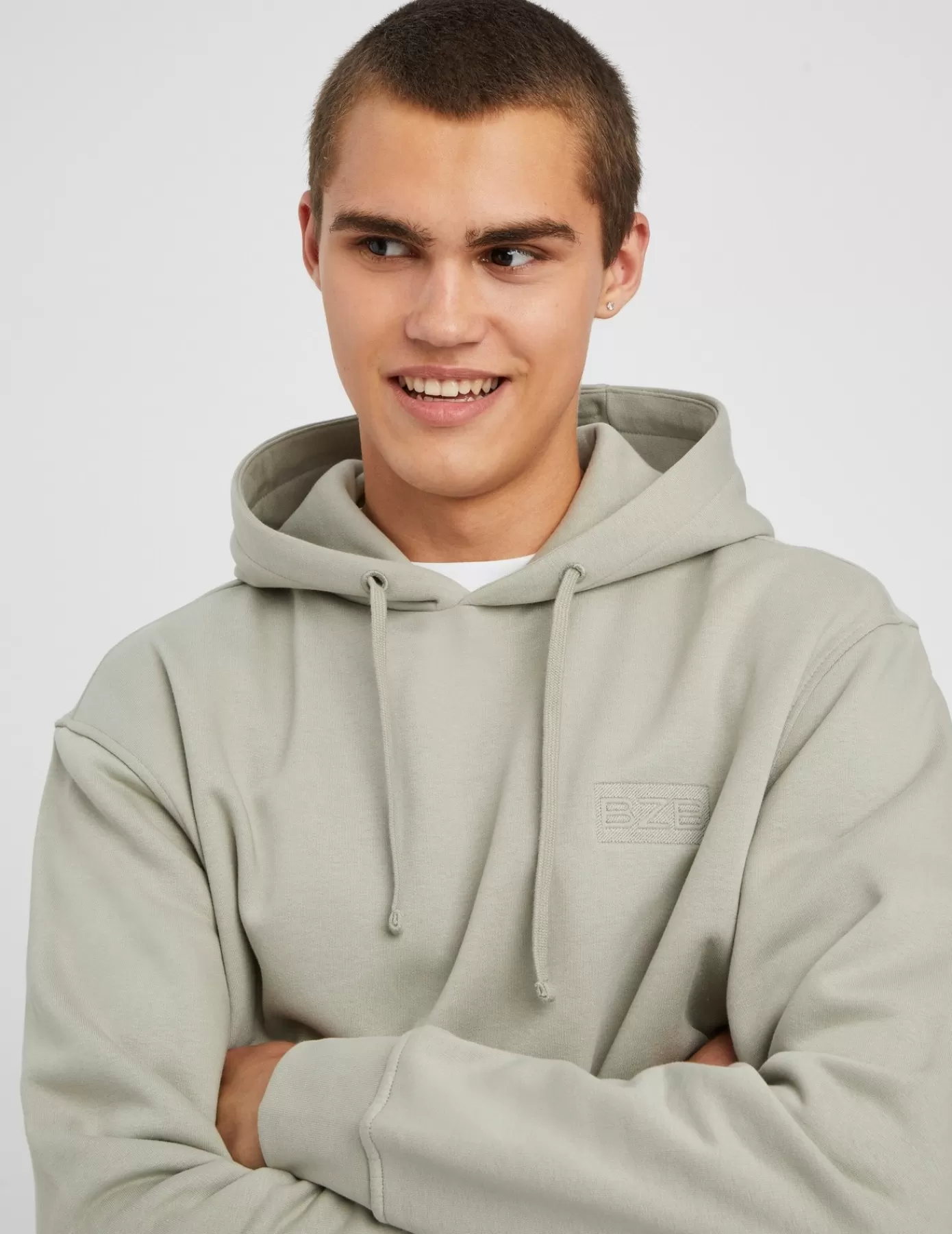 Sale BZB Sweat à capuche Vertpâle