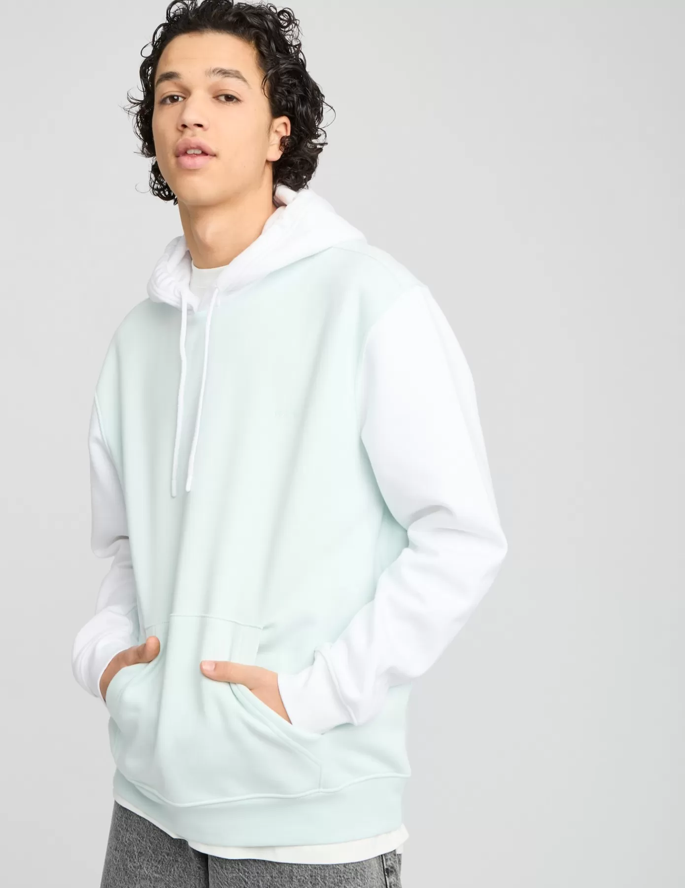 Cheap BZB Sweat à capuche colorblock Bleuglacier