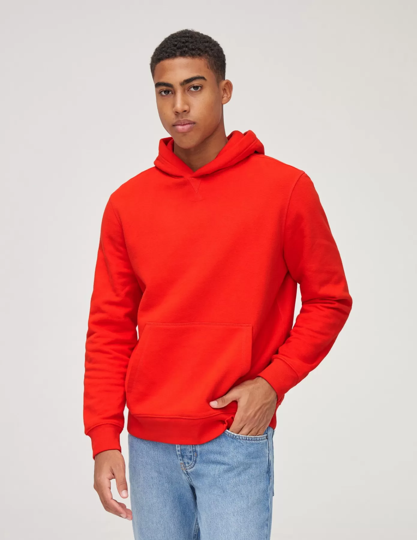 Fashion BZB Sweat à capuche extra doux Rouge