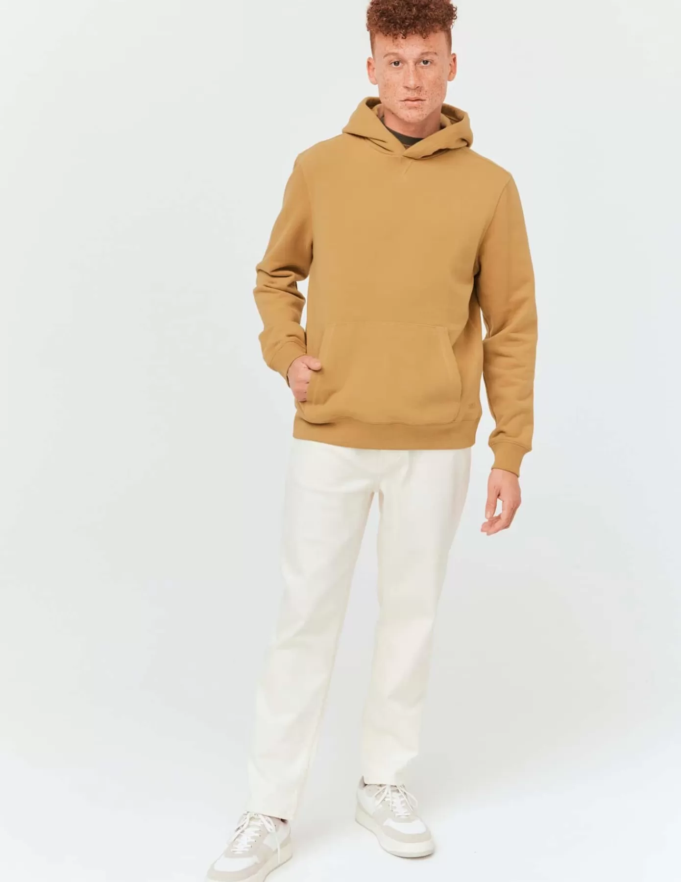 Outlet BZB Sweat à capuche extra doux Beige