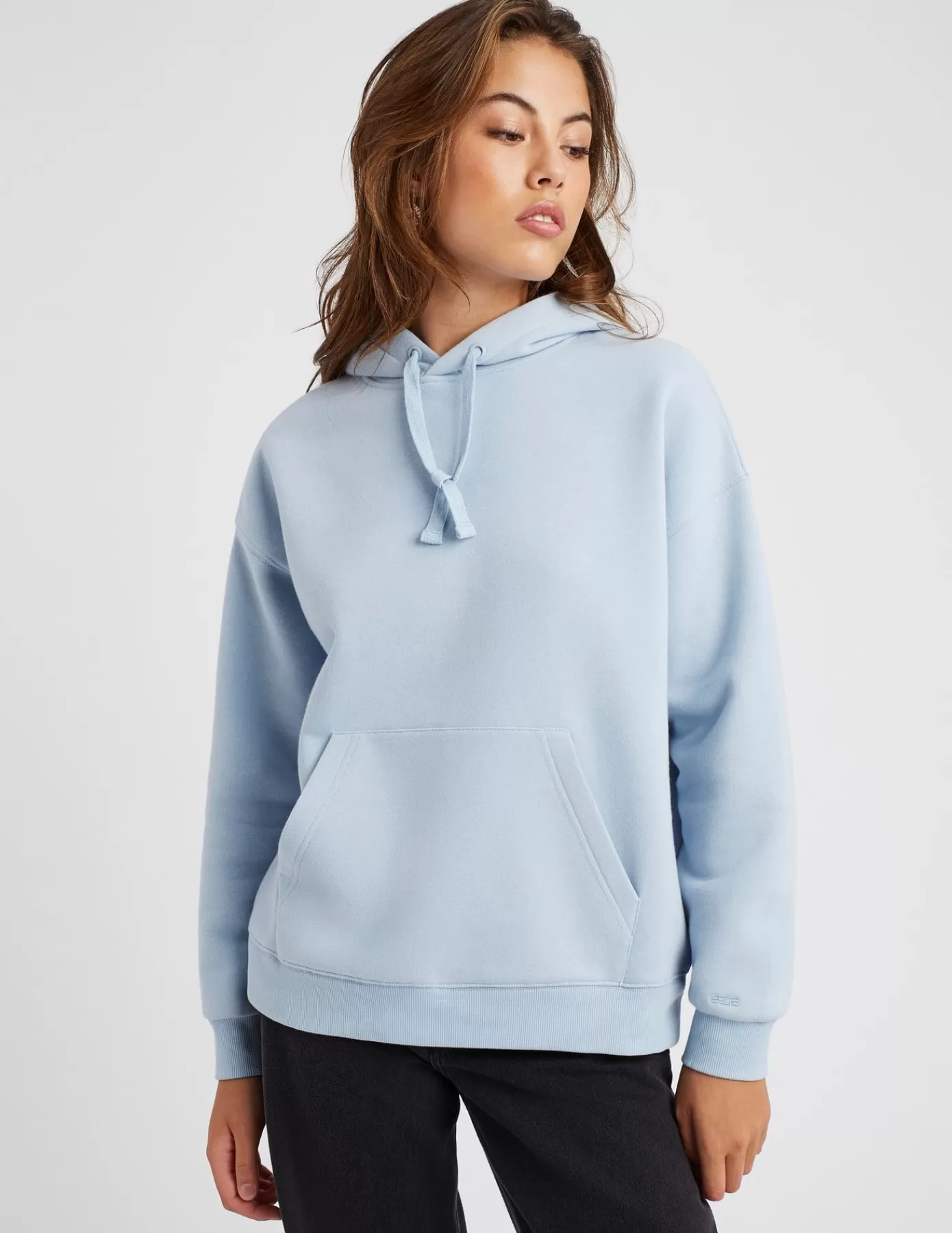 Clearance BZB Sweat à capuche uni Bleuclair