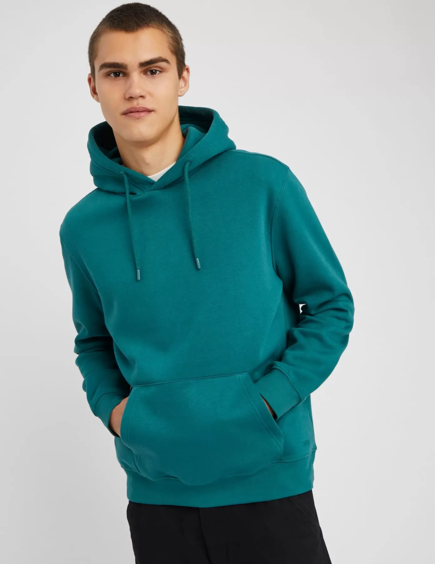 Clearance BZB Sweat basique à capuche Vert