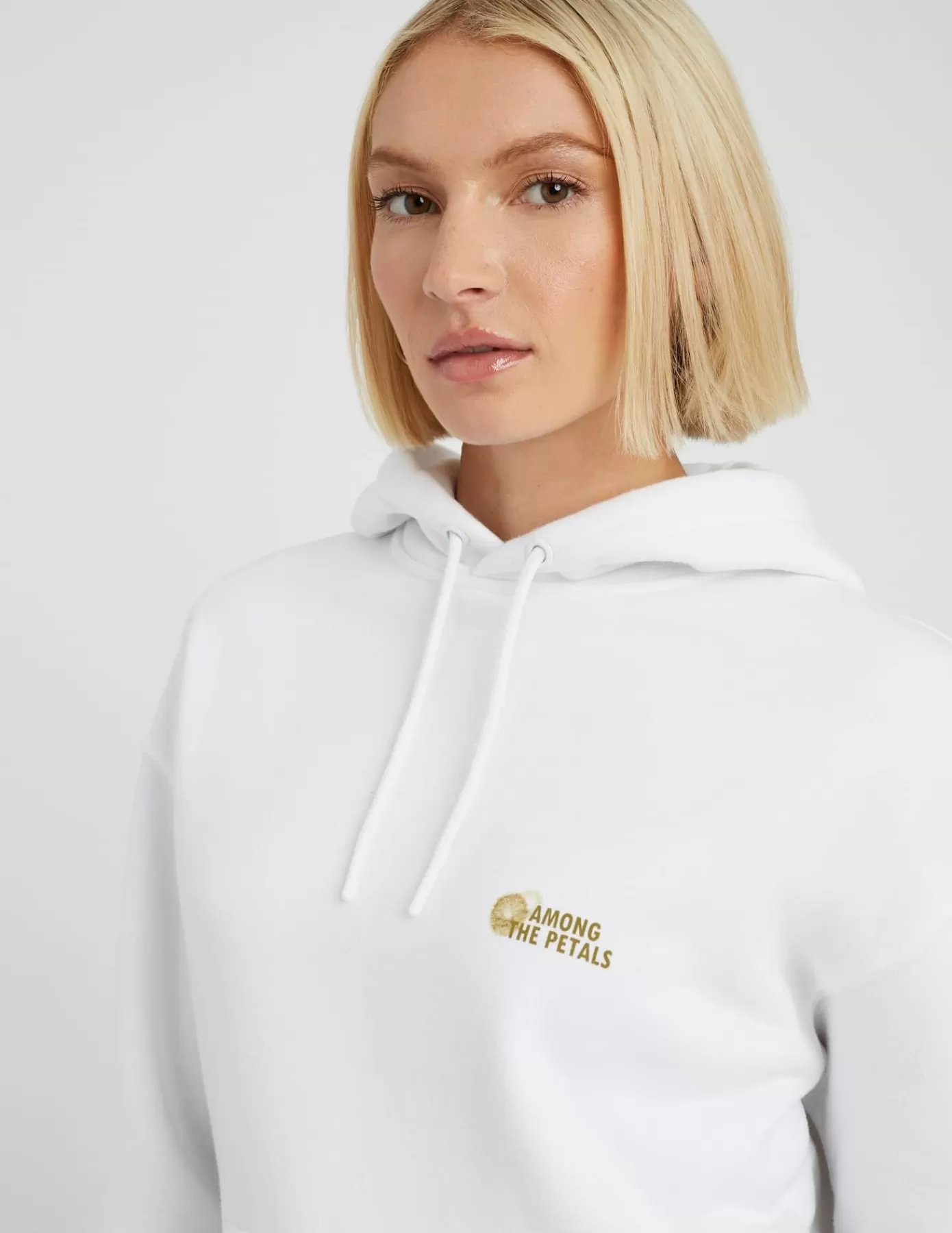 Sale BZB Sweat capuche imprimé dos Blanc