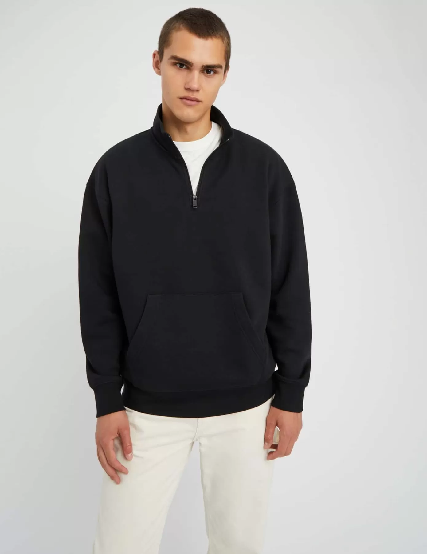 Best BZB Sweat col montant Noir