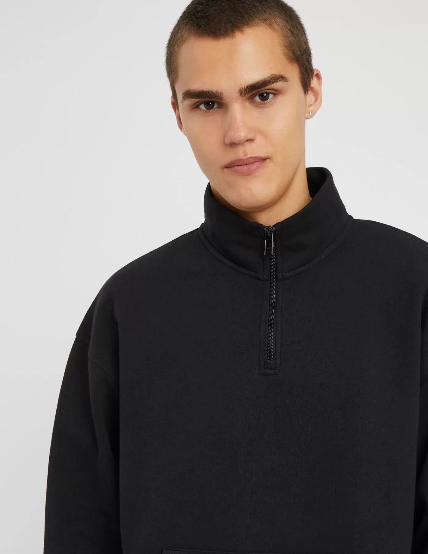 Best BZB Sweat col montant Noir