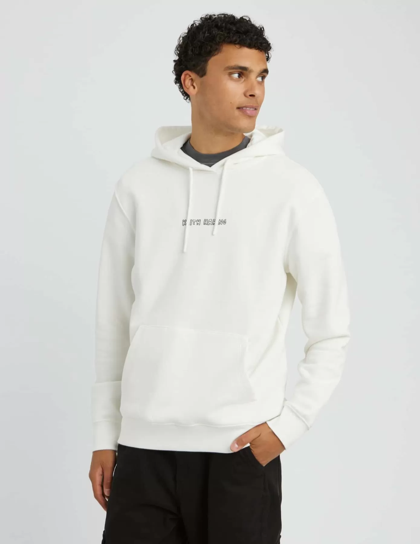 Sale BZB Sweat collab "Keith Haring" Blancécru