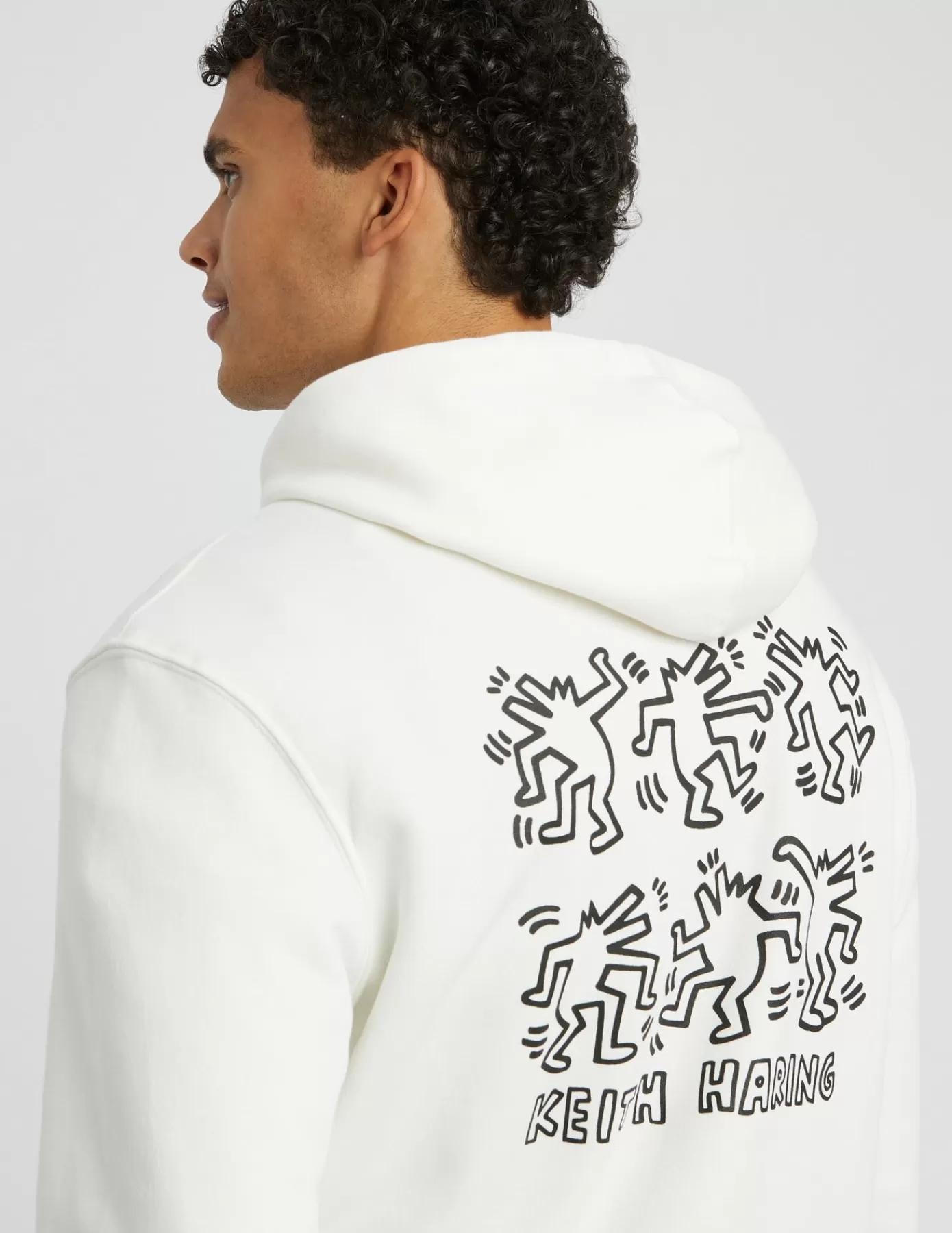 Sale BZB Sweat collab "Keith Haring" Blancécru