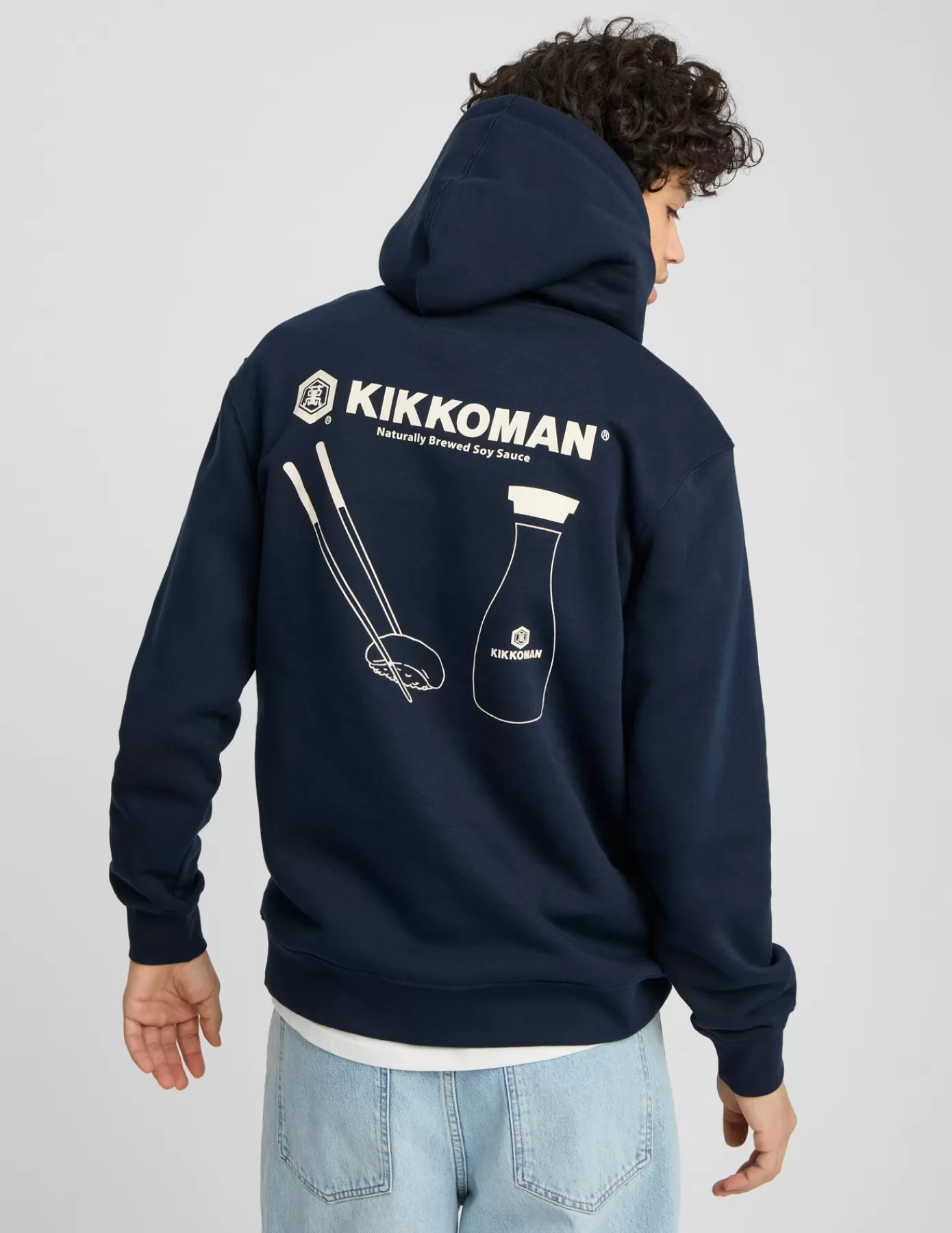 Hot BZB Sweat collab Kikkoman à capuche Bleufoncé