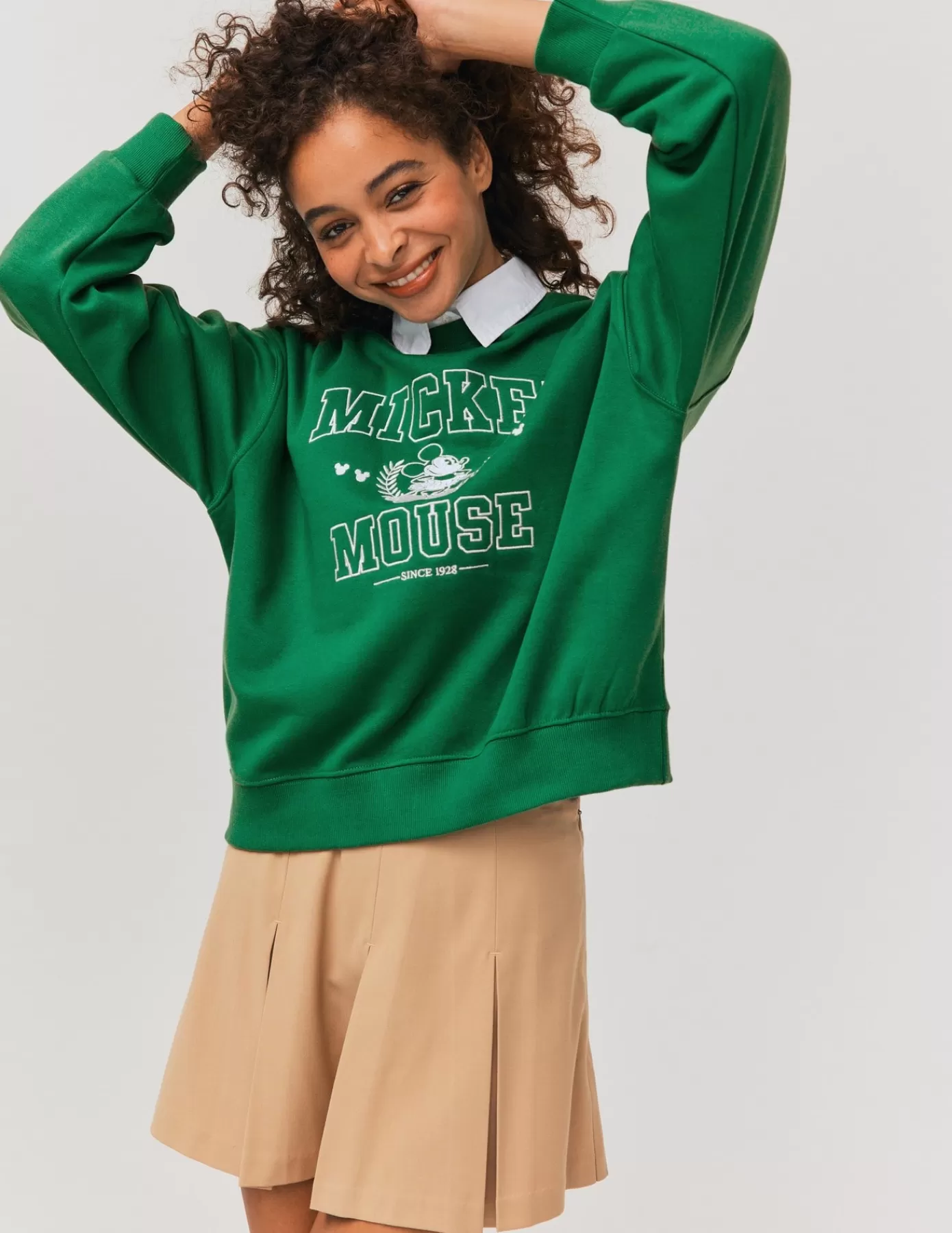 Cheap BZB Sweat licence MICKEY Vert