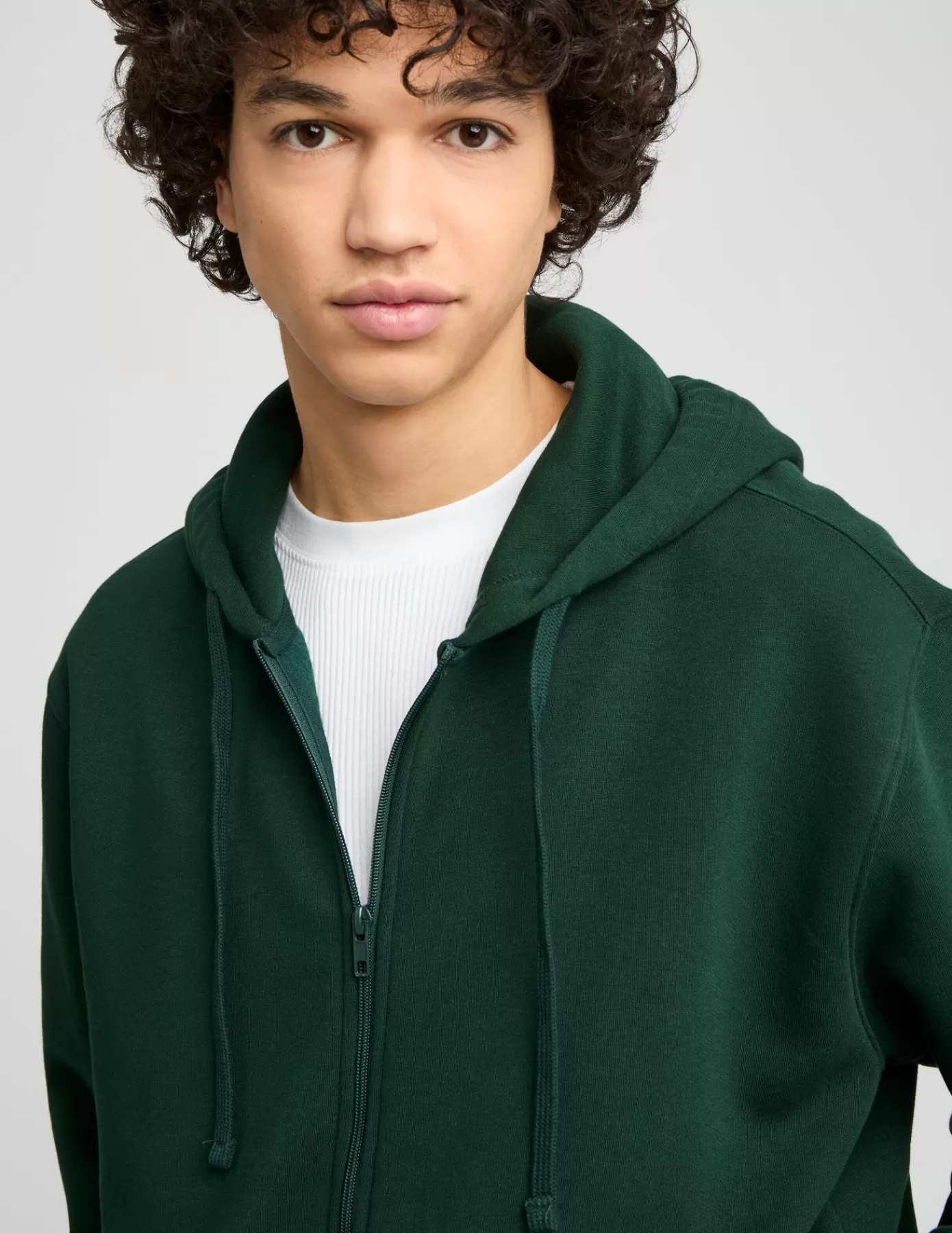 Flash Sale BZB Sweat zippé à capuche Vert