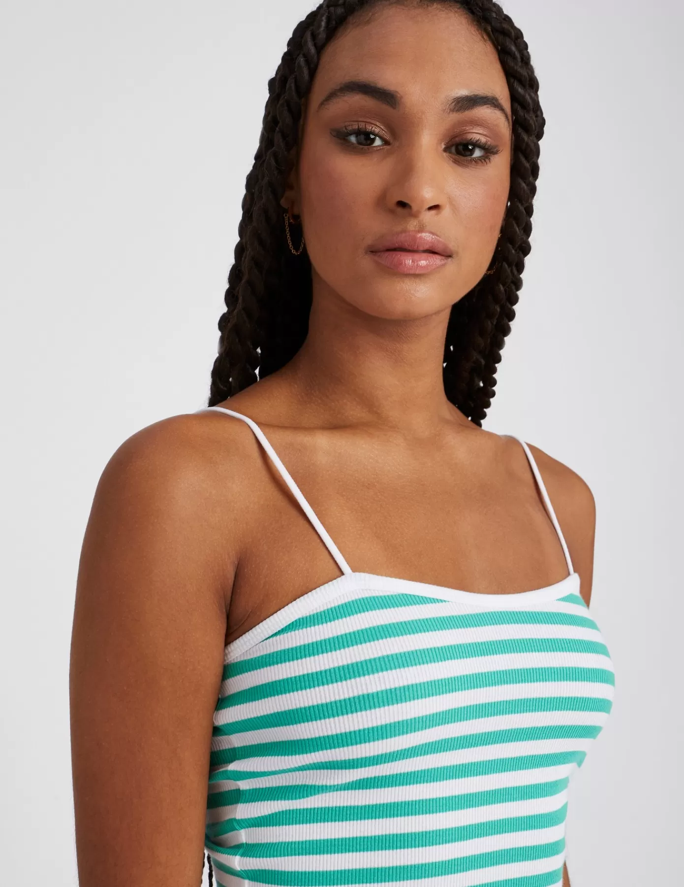 Online BZB Top bustier rayé Vert