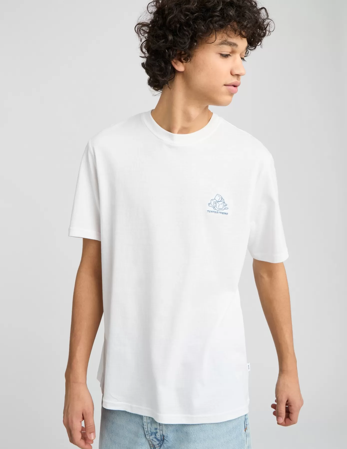 Cheap BZB T-shirt brodé Blanc