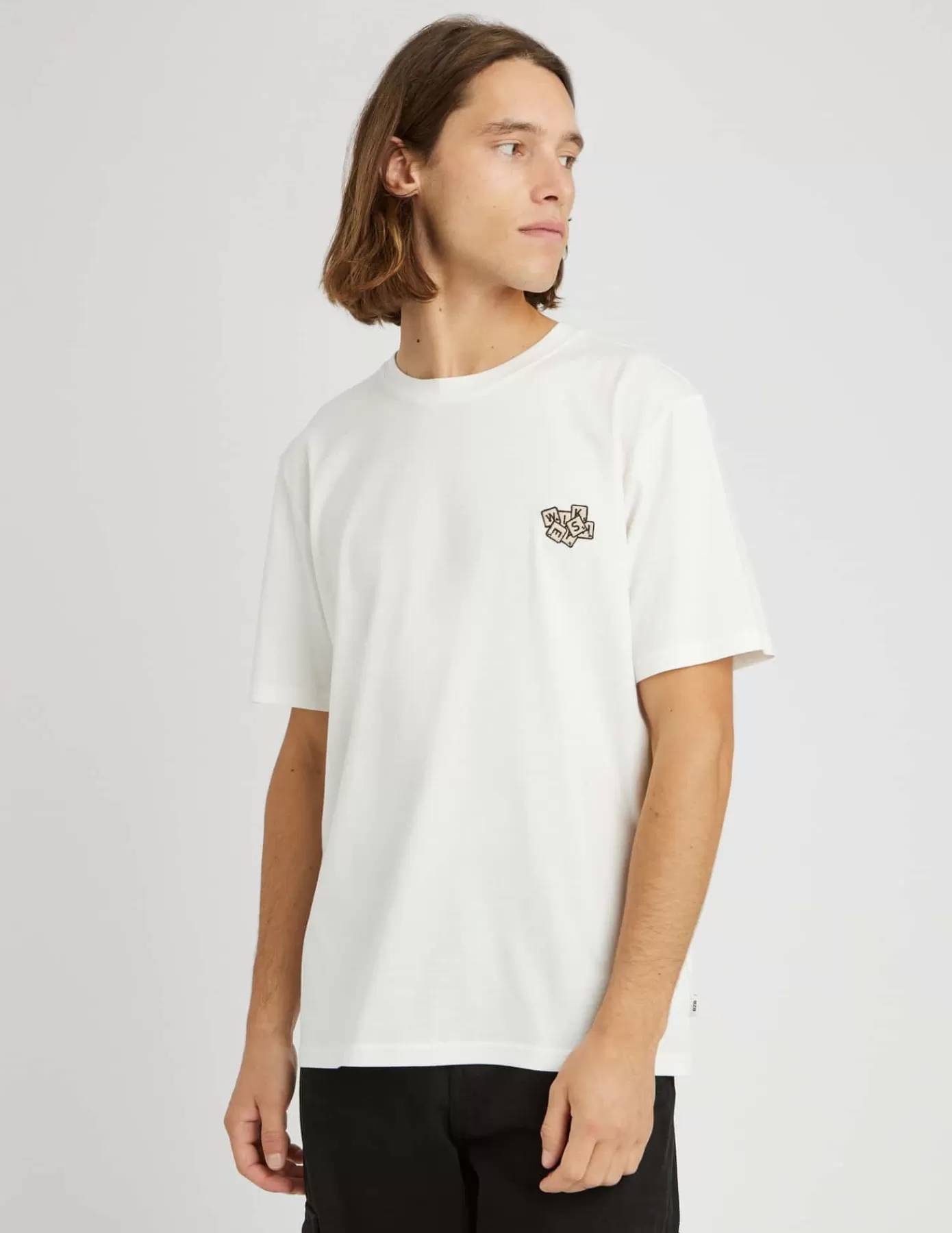 Shop BZB T-shirt brodé Blancécru