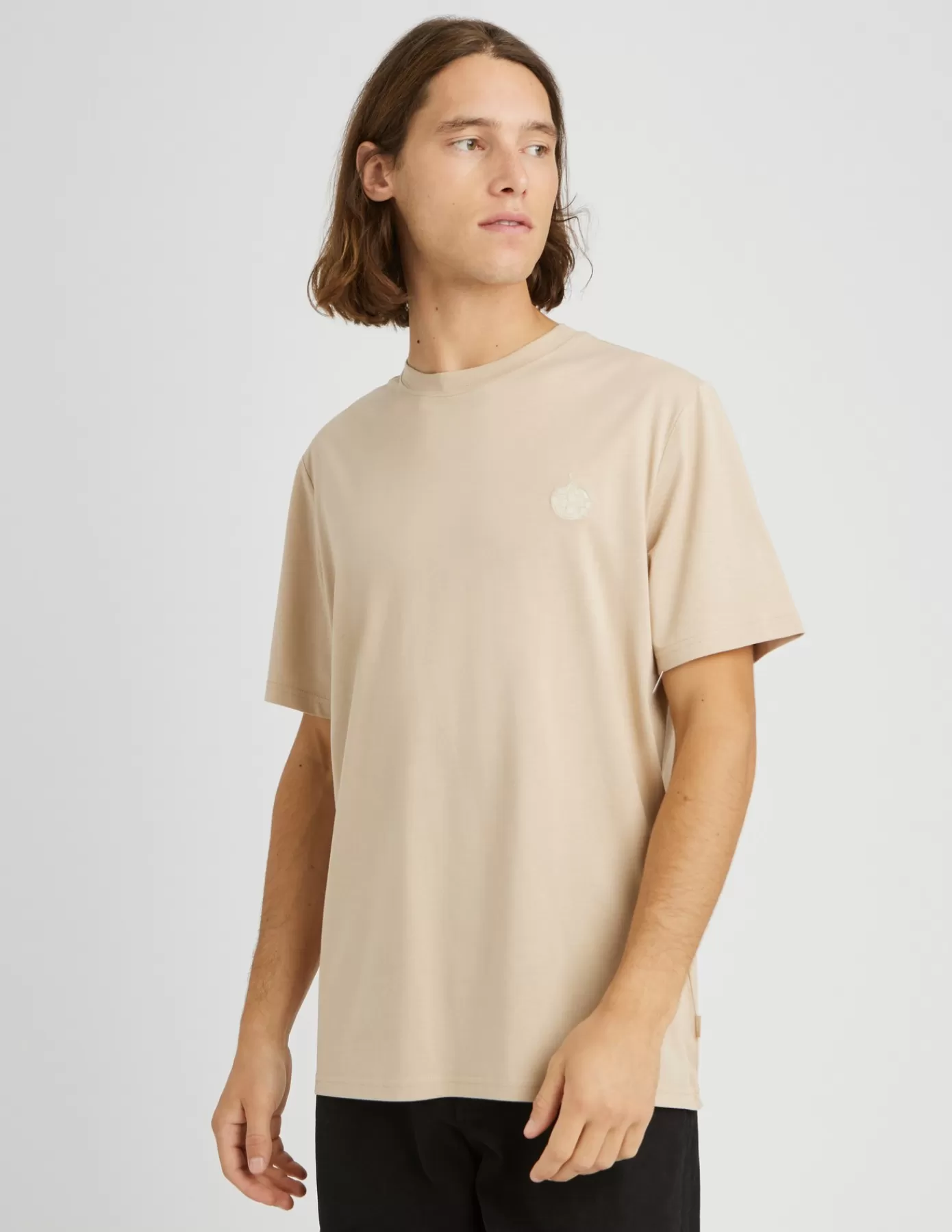 Cheap BZB T-shirt brodé Beige