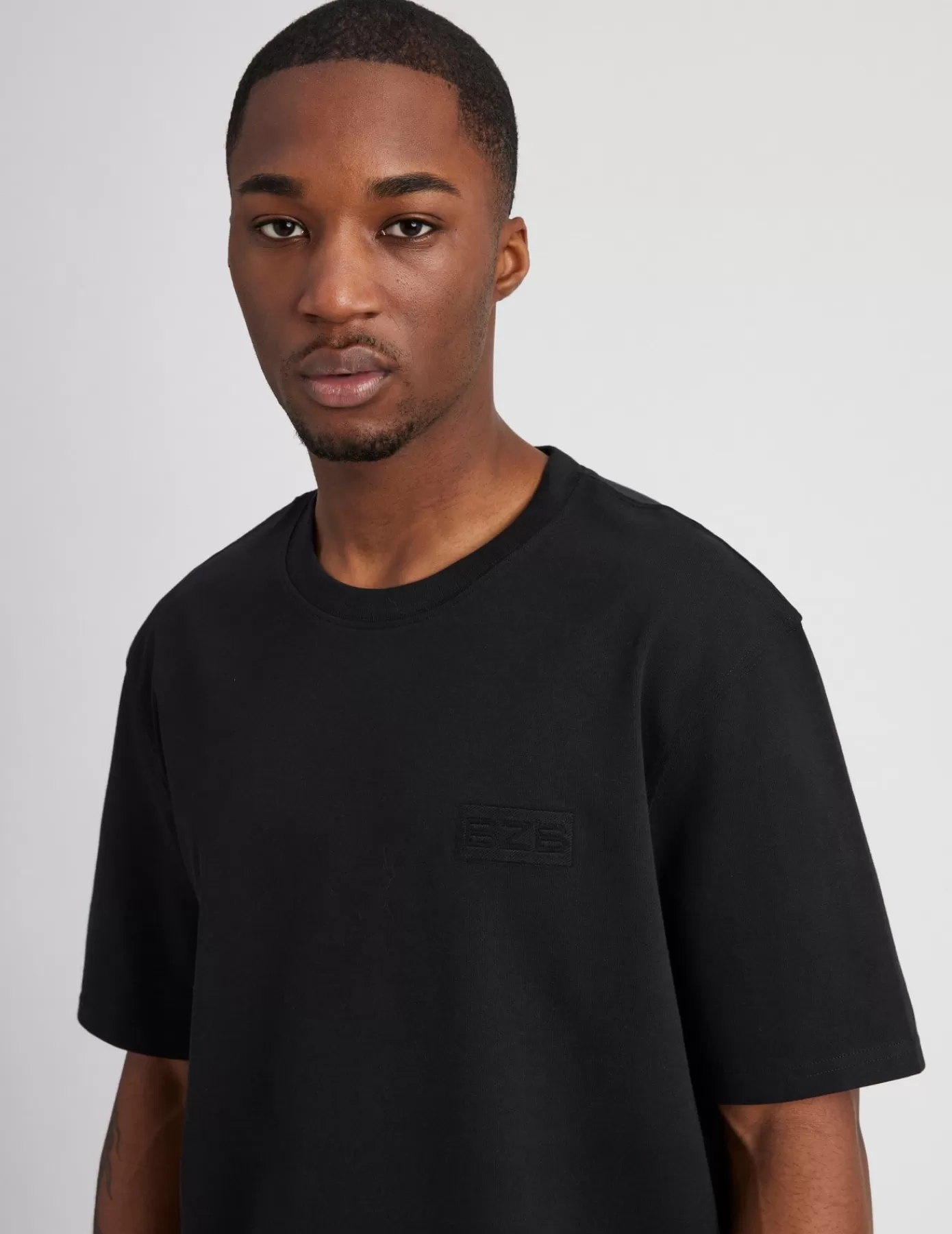 Outlet BZB T-shirt - coton BIO Noir