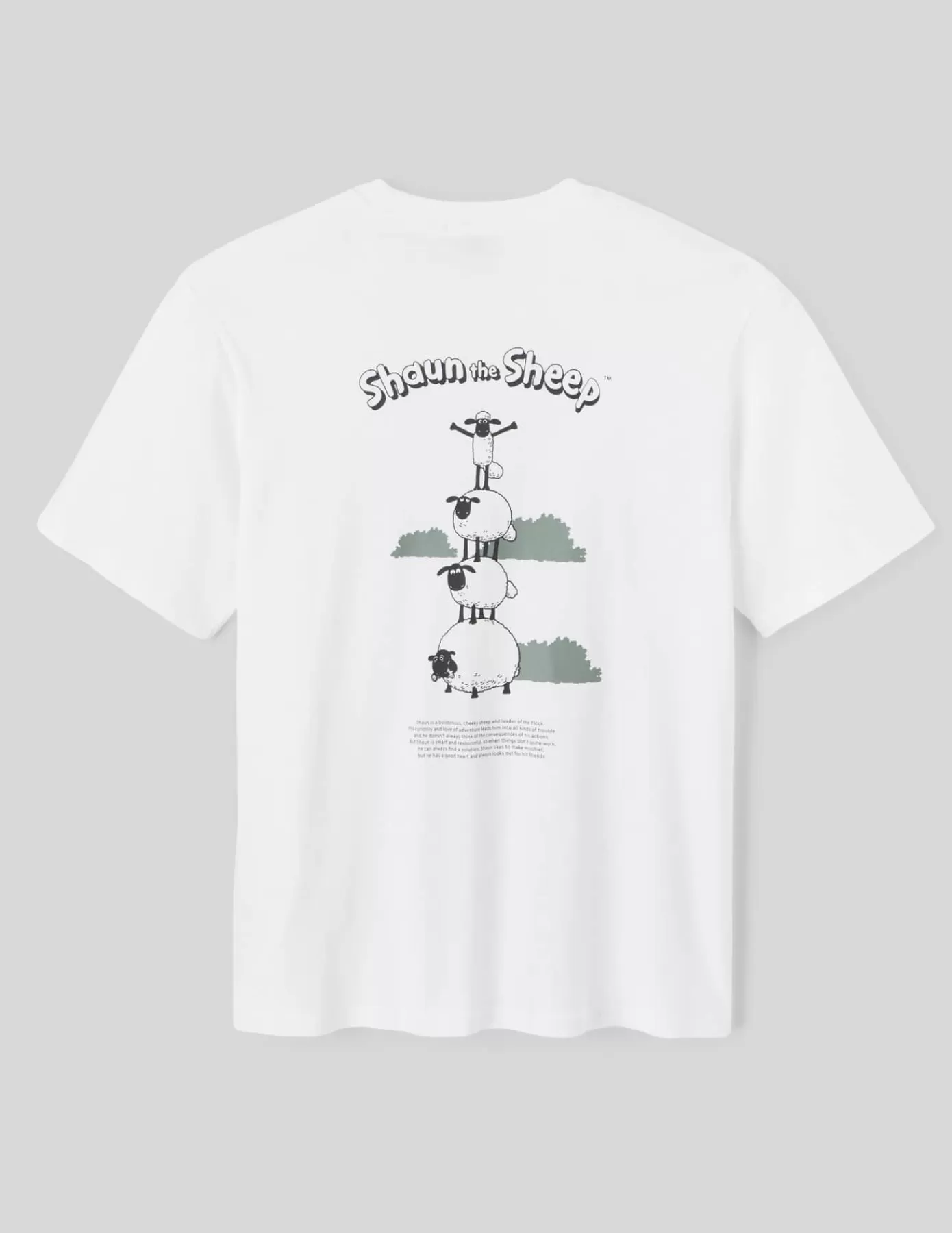 Discount BZB T-shirt collab Shaun le mouton Blanc