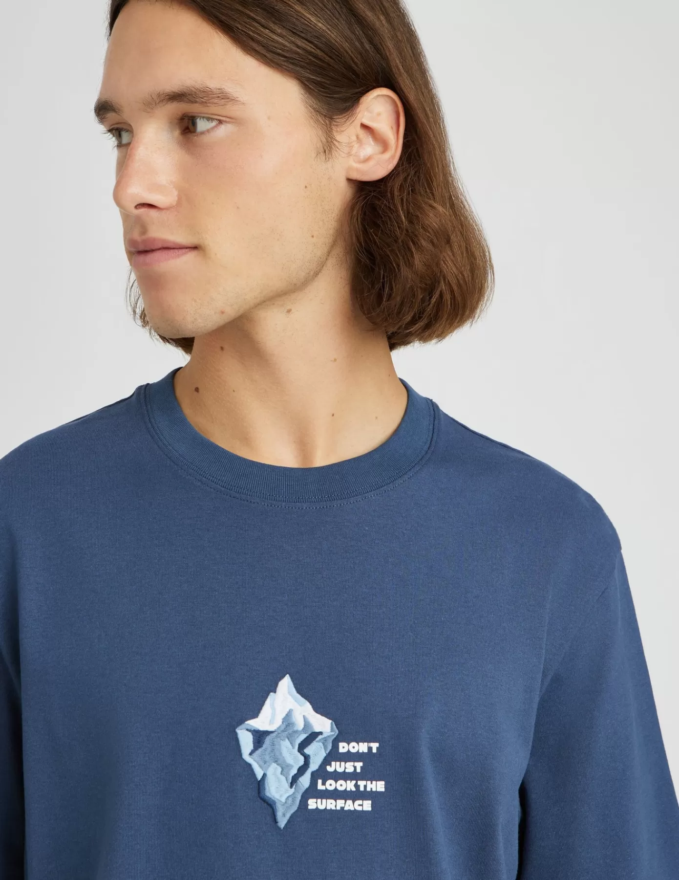 Flash Sale BZB T-shirt imprimé BleuMarine