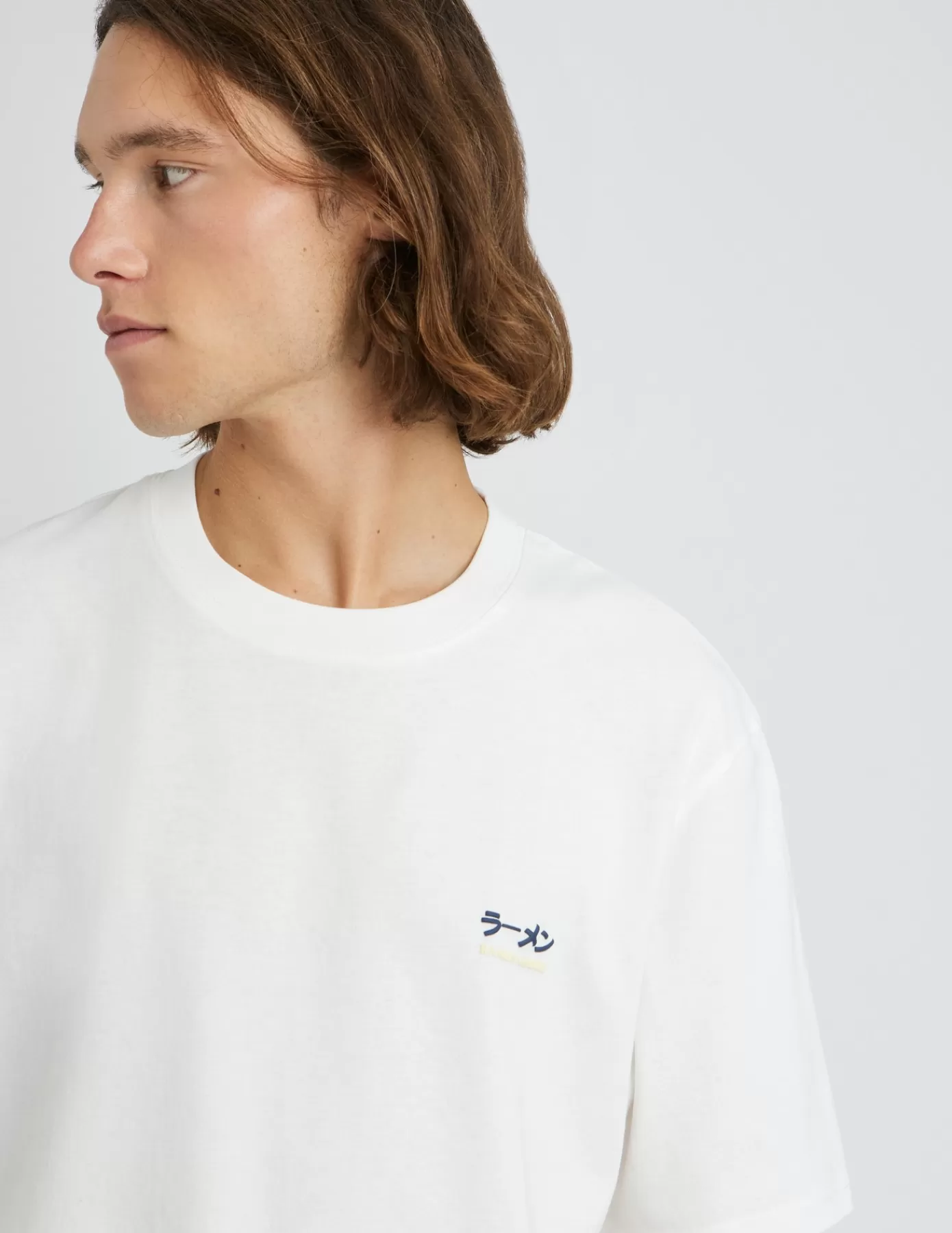 Outlet BZB T-shirt imprimé devant dos XXL Blancécru