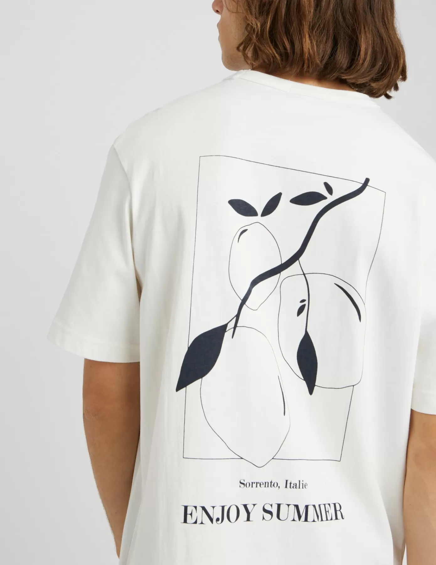 Cheap BZB T-shirt imprimé limoncello Blancécru