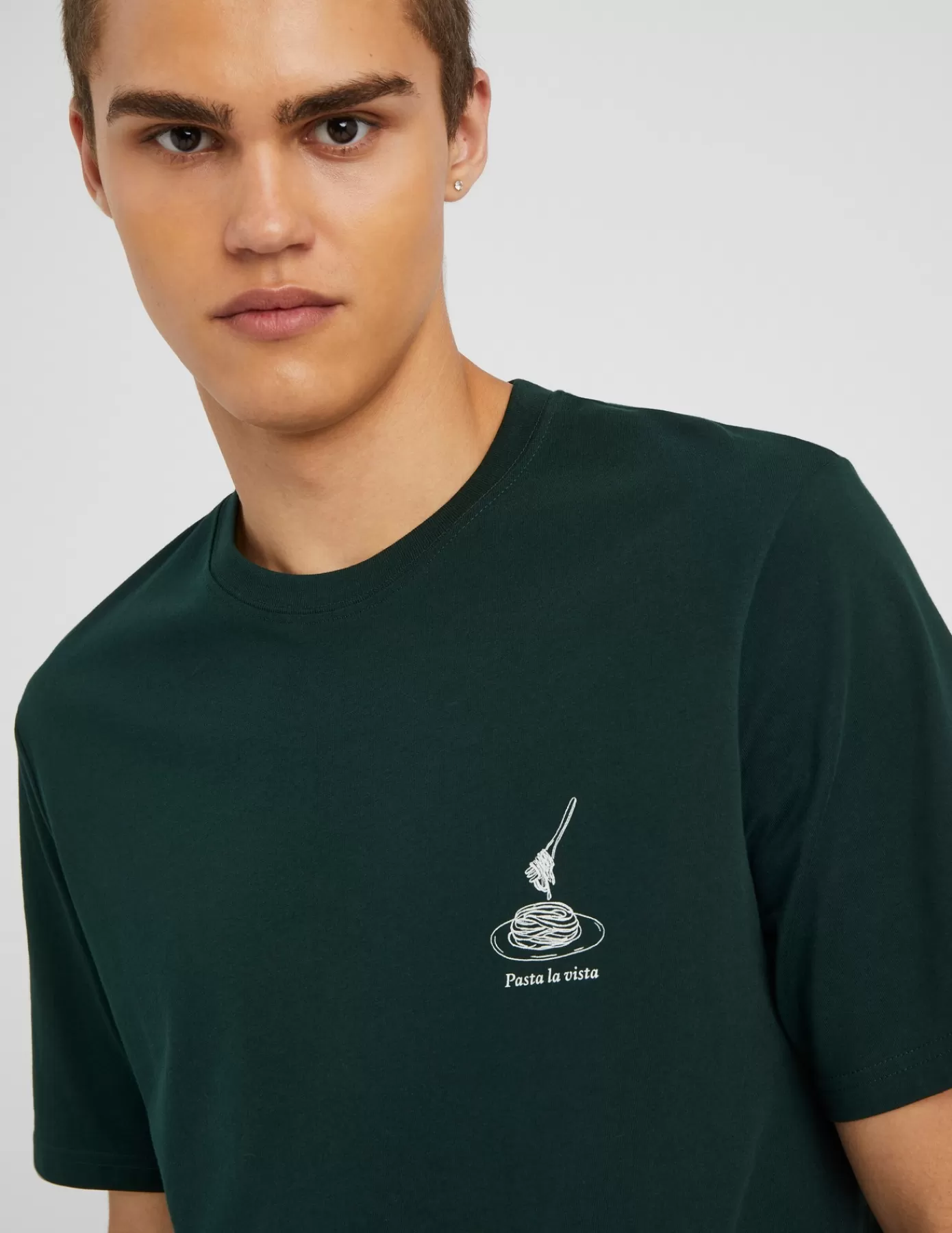 Discount BZB T-shirt imprimé poitrine Vert