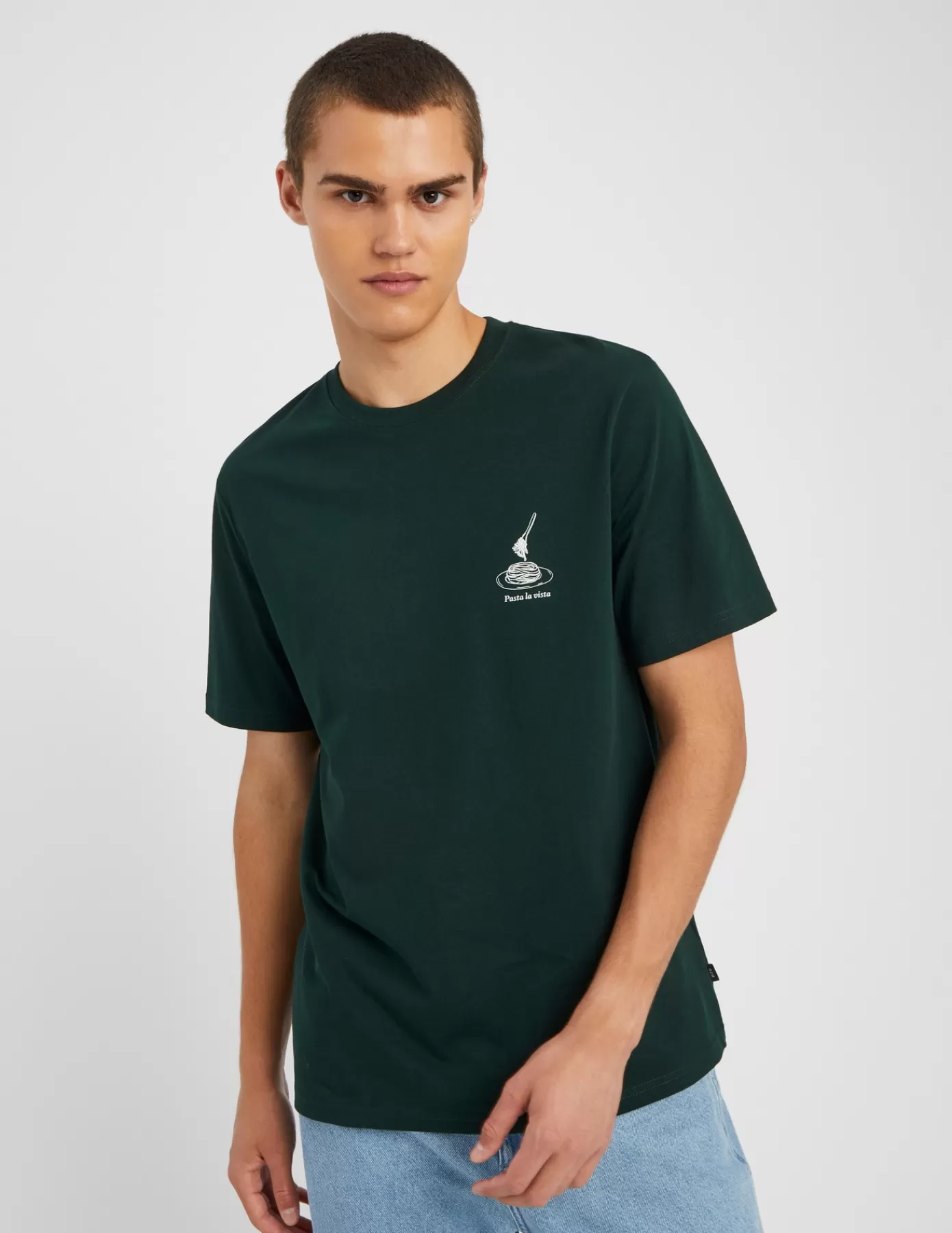 Discount BZB T-shirt imprimé poitrine Vert