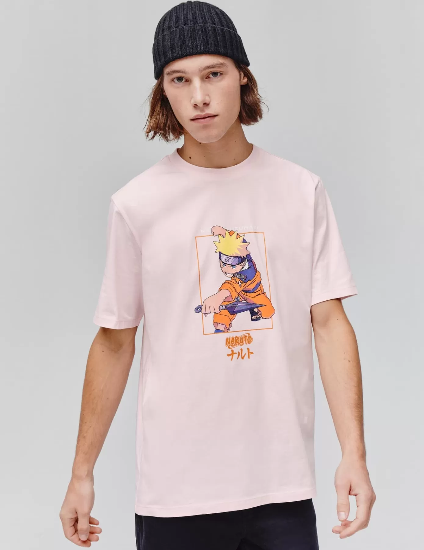 Best BZB T-shirt Naruto Rosepâle